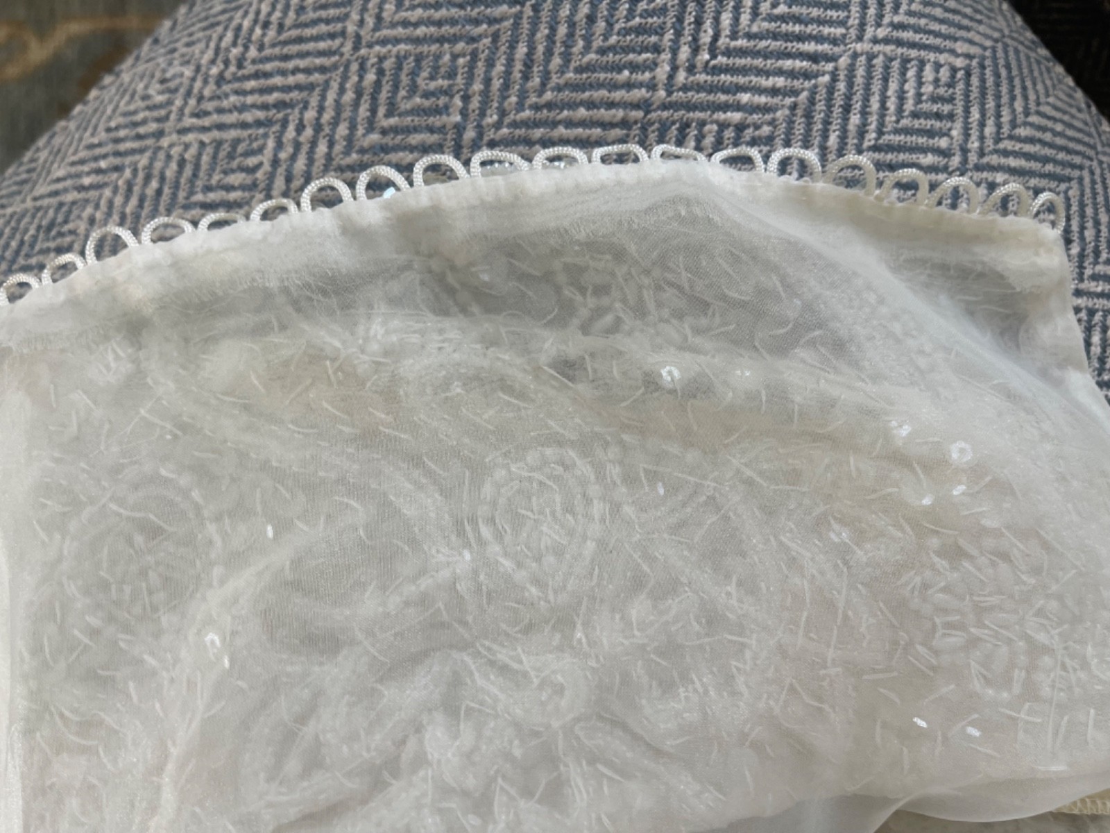 Vintage Beaded Alfred Angelo Wedding Gown Topper Bolero Jacket