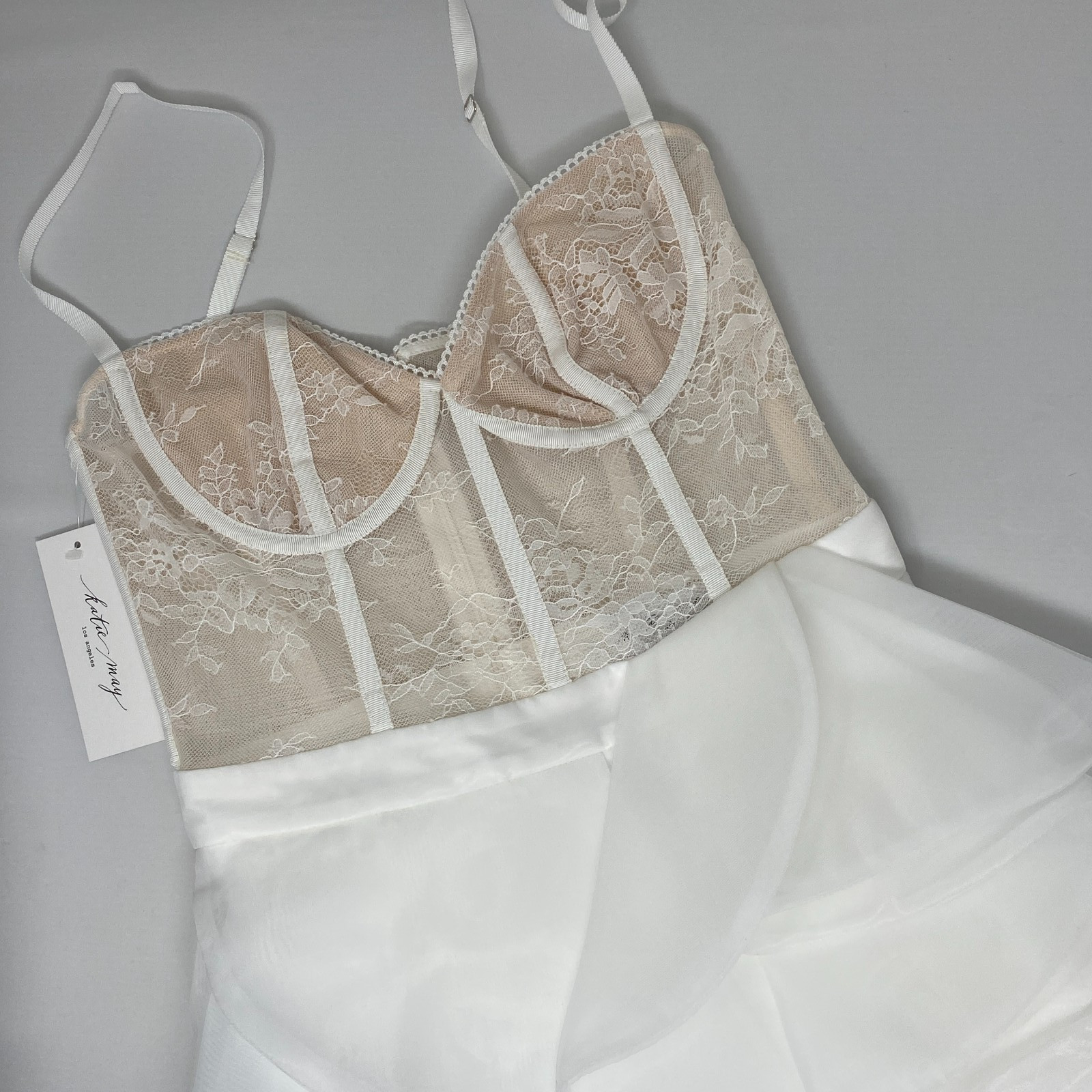 Katie May Mcbeath Ivory Bridal Gown Small NWT $650