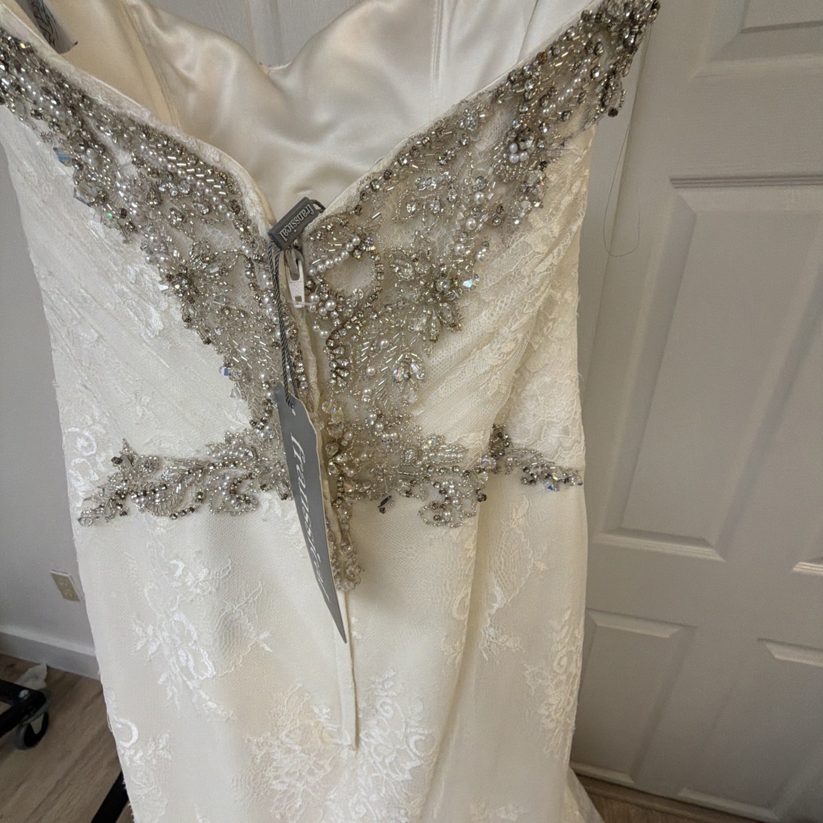 Wedding Dress Size 8 Francissal Strapless