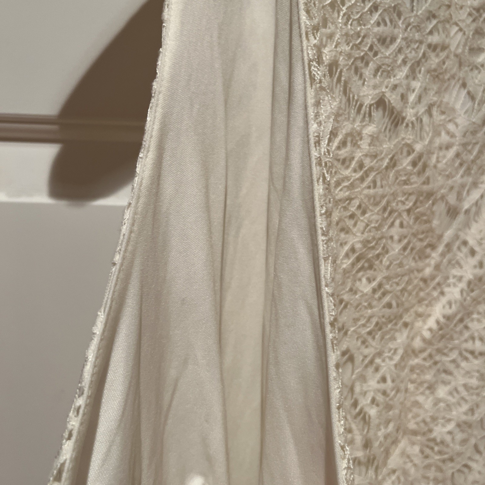 💝✈️Mossimo Wm-2X Beach/Garden 💒Wedding💐Special Occasion Ivory Lace Dress