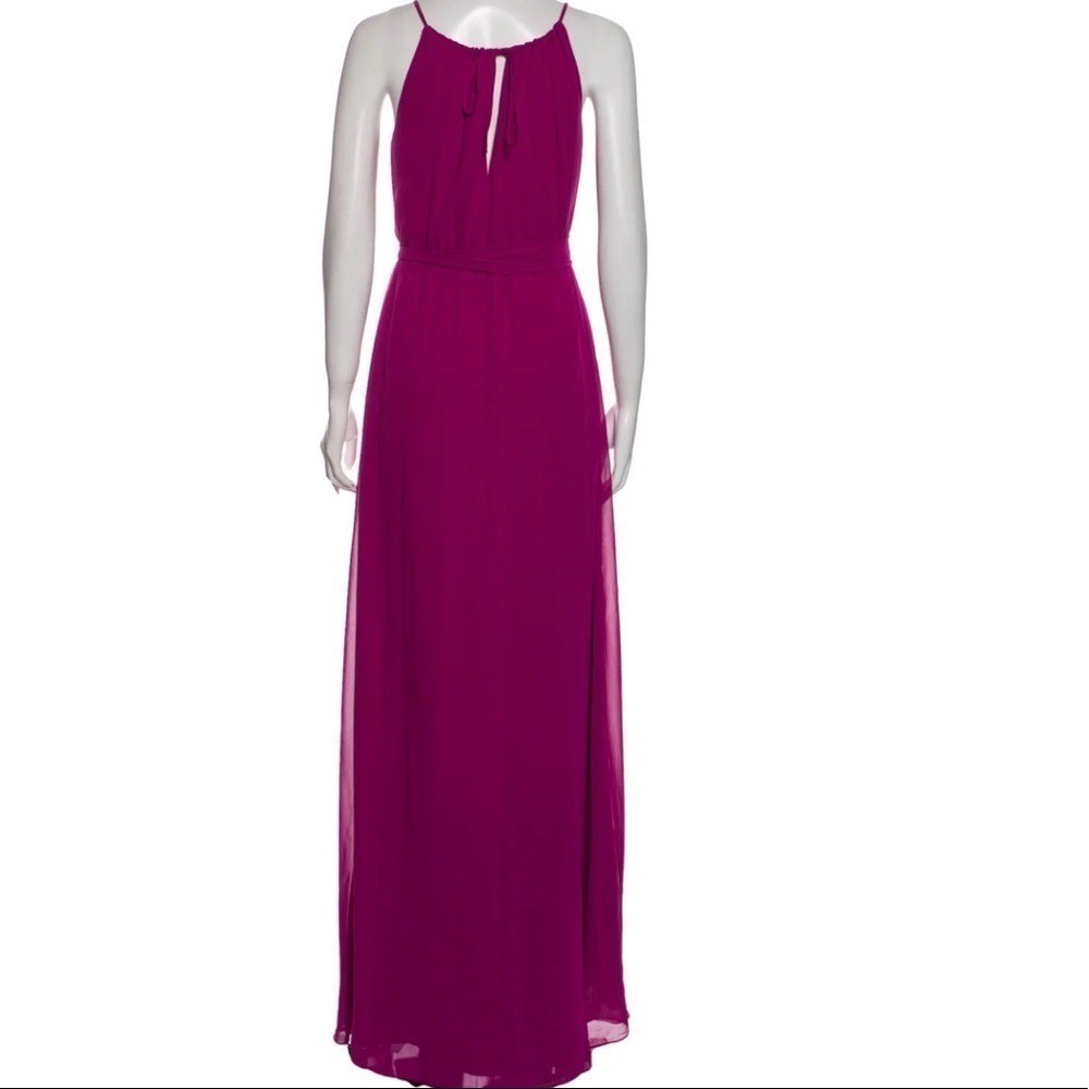Ceremony new halter neck Blair maxi dress elastic waist in pink women’s M
