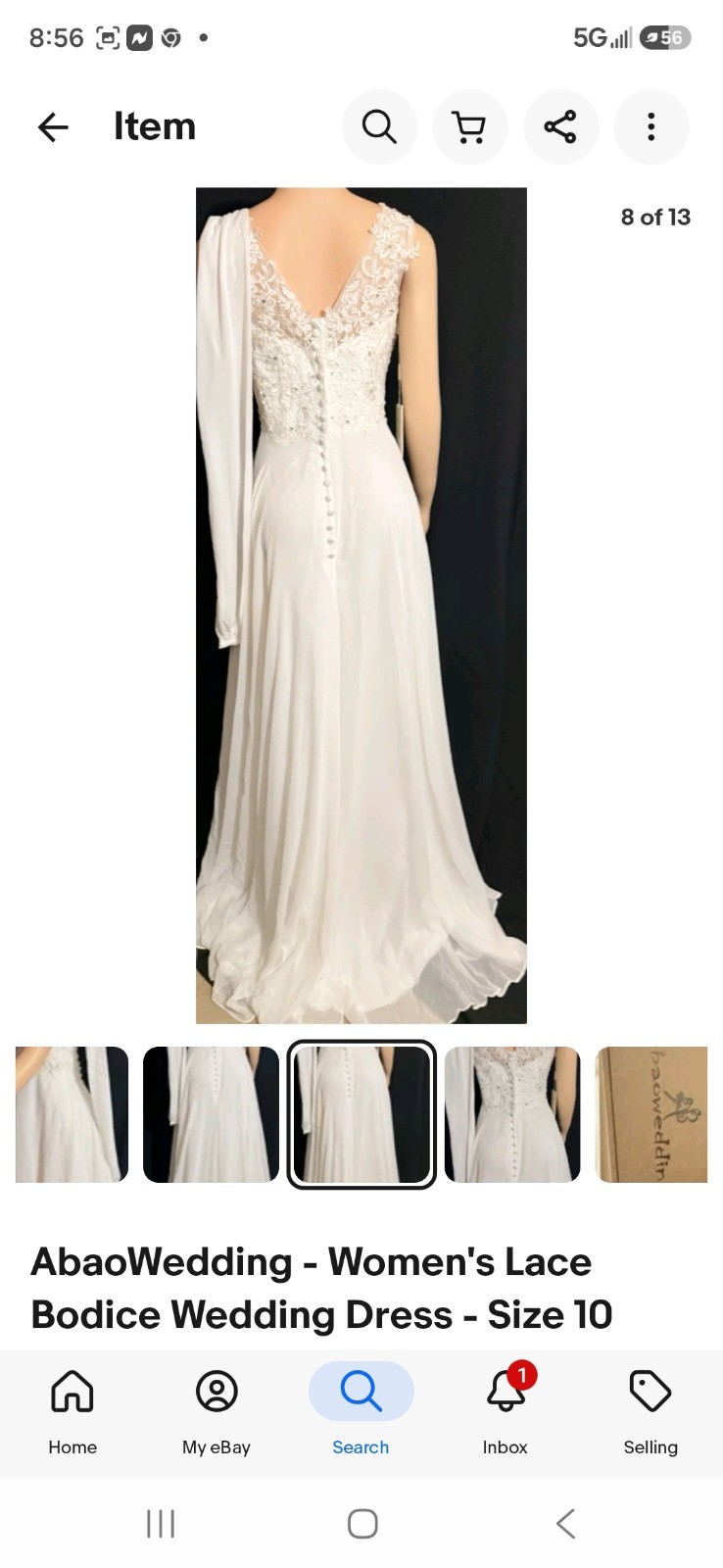 Abao Wedding Dress -new with tags.