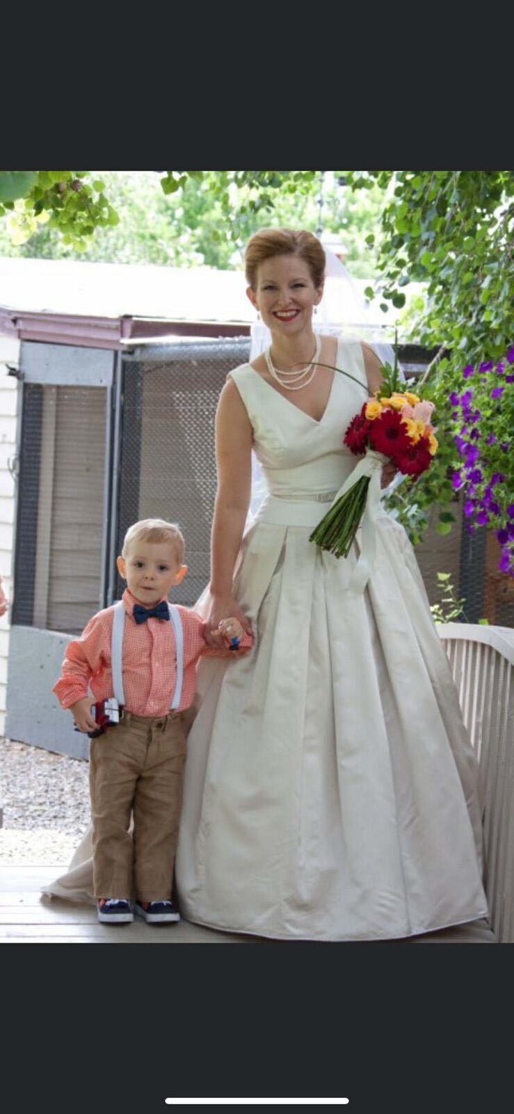 Amsale | Ivory Wedding Dress