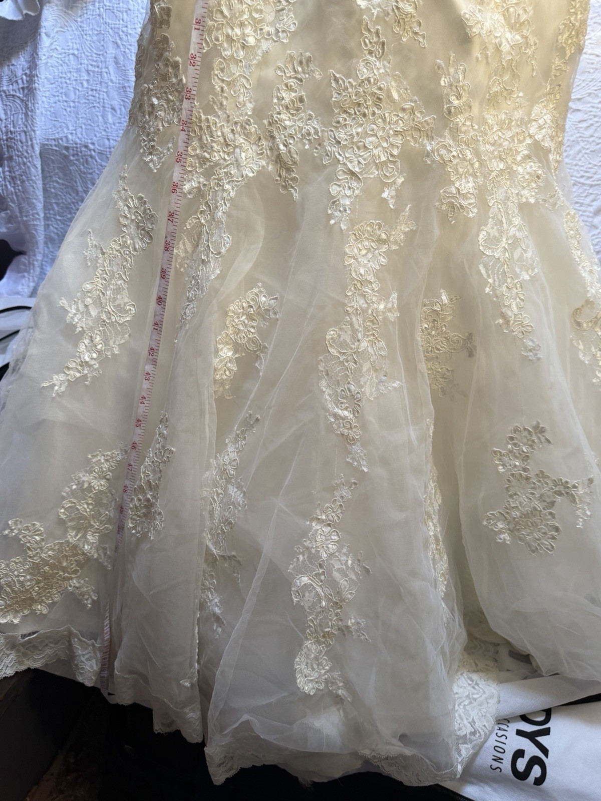 Bridal Dress Mori Lee By Madeline Gardner Gown With Stone Embroid Dress Sz6