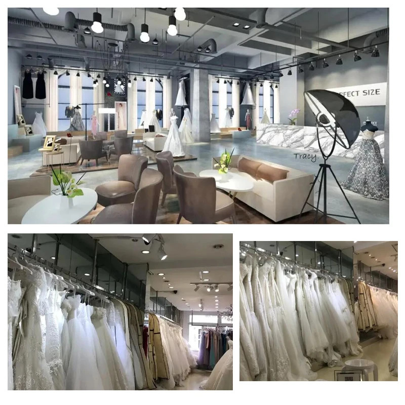 Luxury Satin Mermaid Wedding Dresses Buttons Back Ruffles Train Beaded Bridal