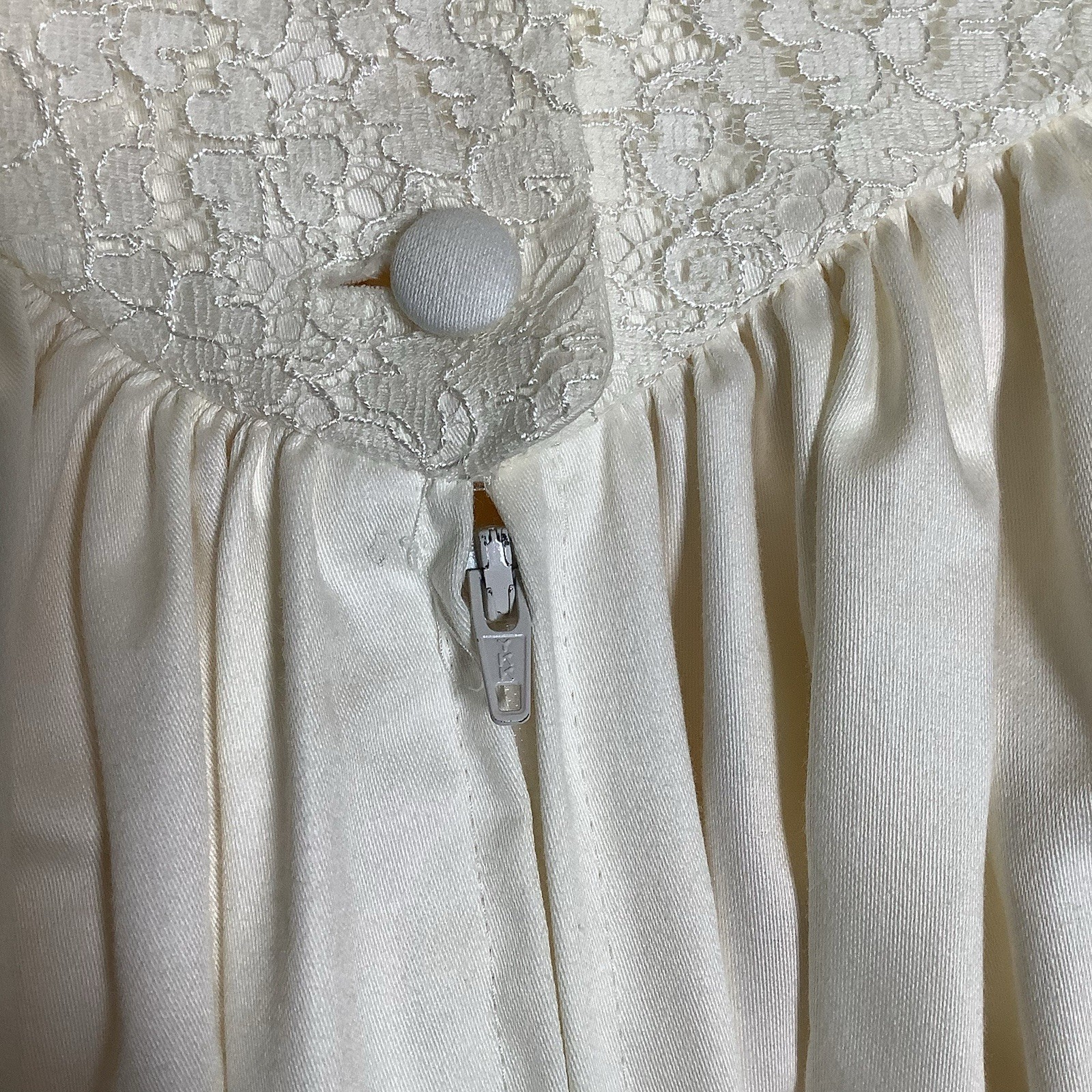 MINT Vintage 1992 Laura Ashley Cotton Sateen Wedding Dress with Veil & Catalog