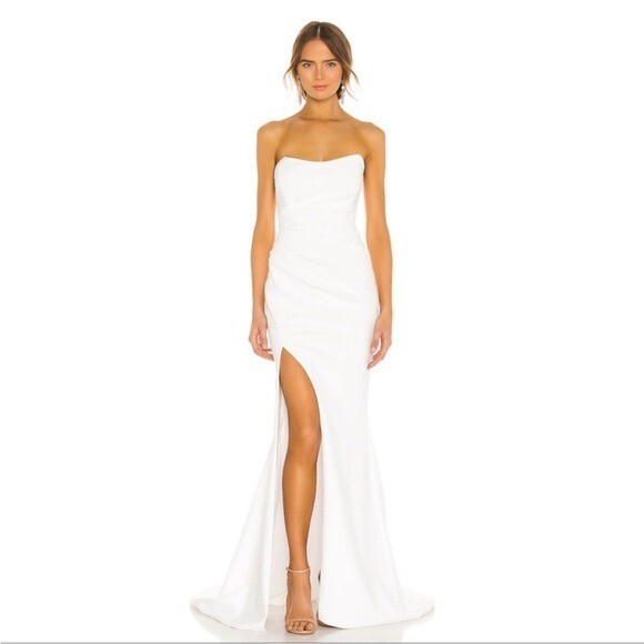 Katie May Noel & Jean white divinty wedding gown Small
