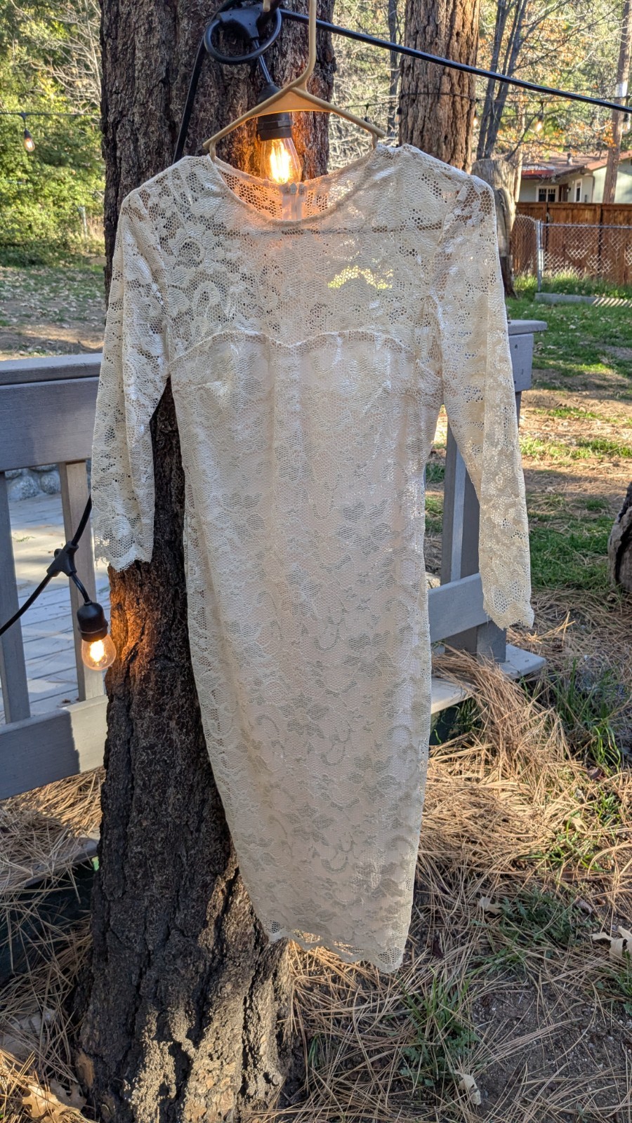 Lace Dress/Wedding Dress XS
