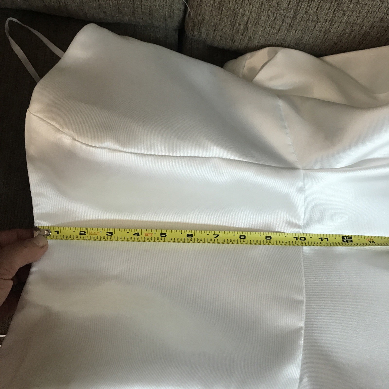 Wedding Dress Strapless Size 20 Buttons Down Back