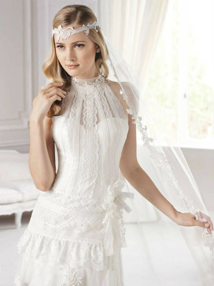 La Sposa Emelina Ivory 0-2 Wedding Dress Princess Lace Illusion Appliques $2,095