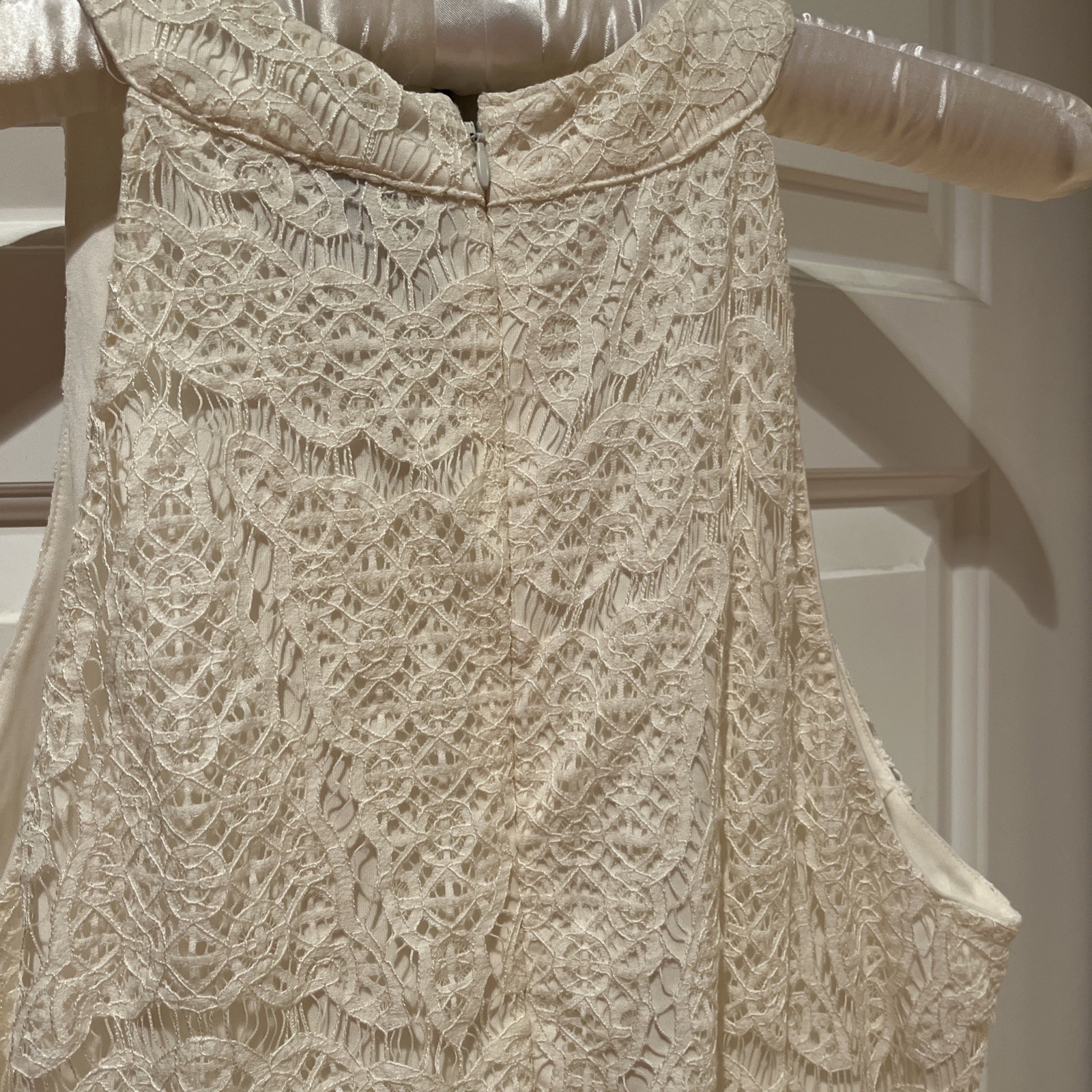 💝✈️Mossimo Wm-2X Beach/Garden 💒Wedding💐Special Occasion Ivory Lace Dress
