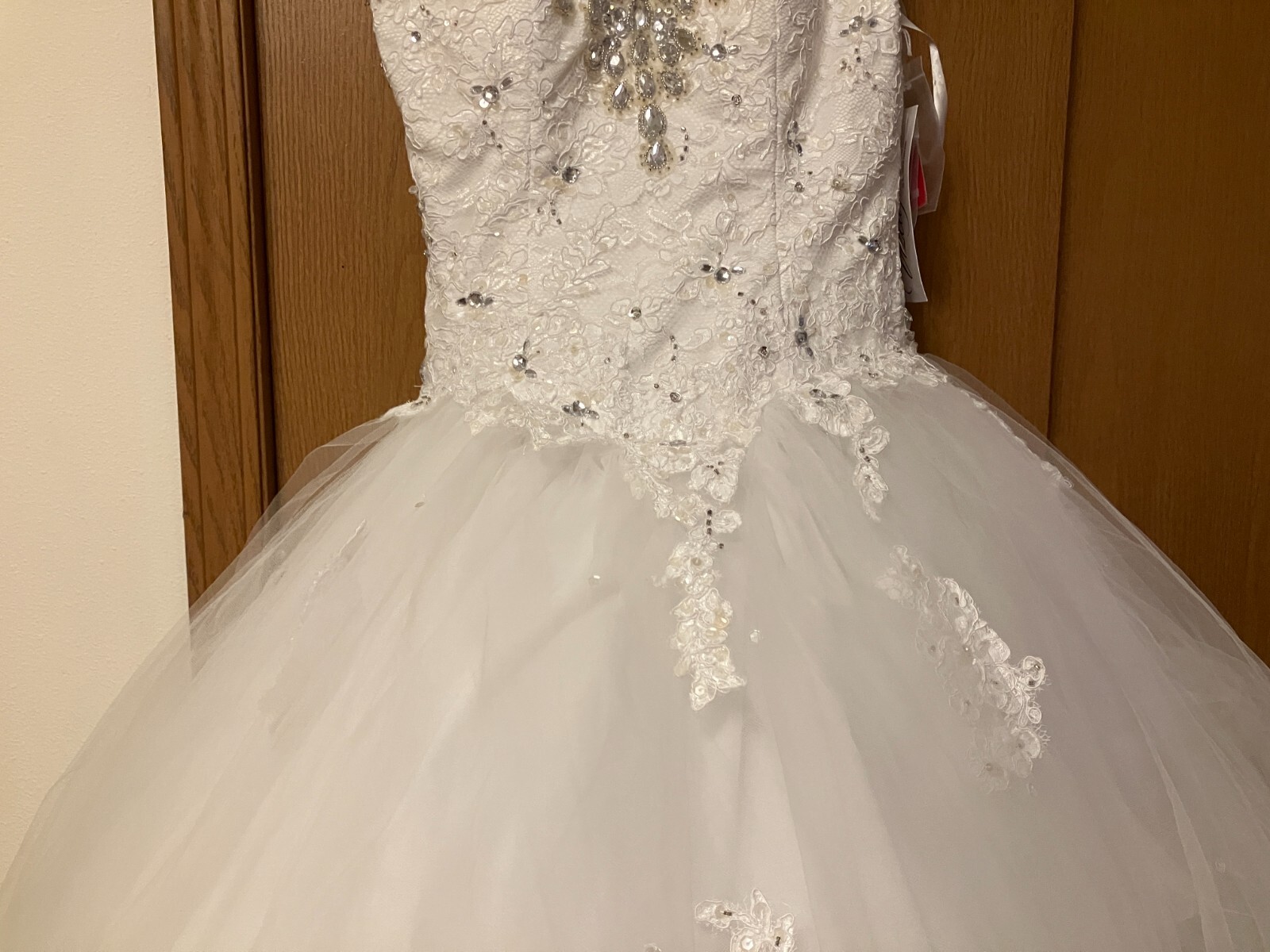 Morilee crystal and tulle wedding ballgown NWT