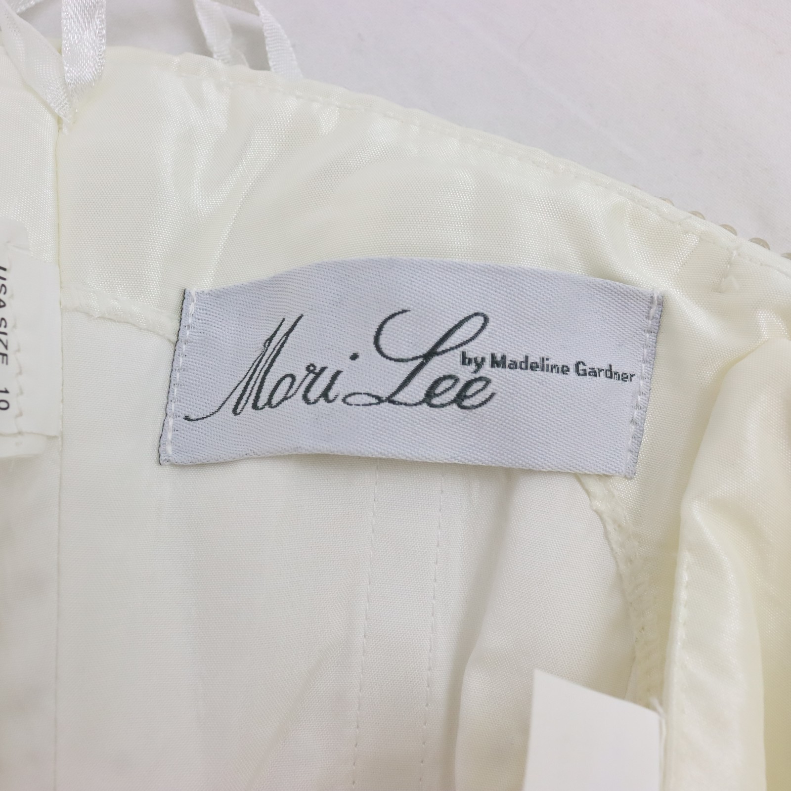 Mori Lee By Madeline Gardner Strapless Wedding Dress In Off White Women’s US10