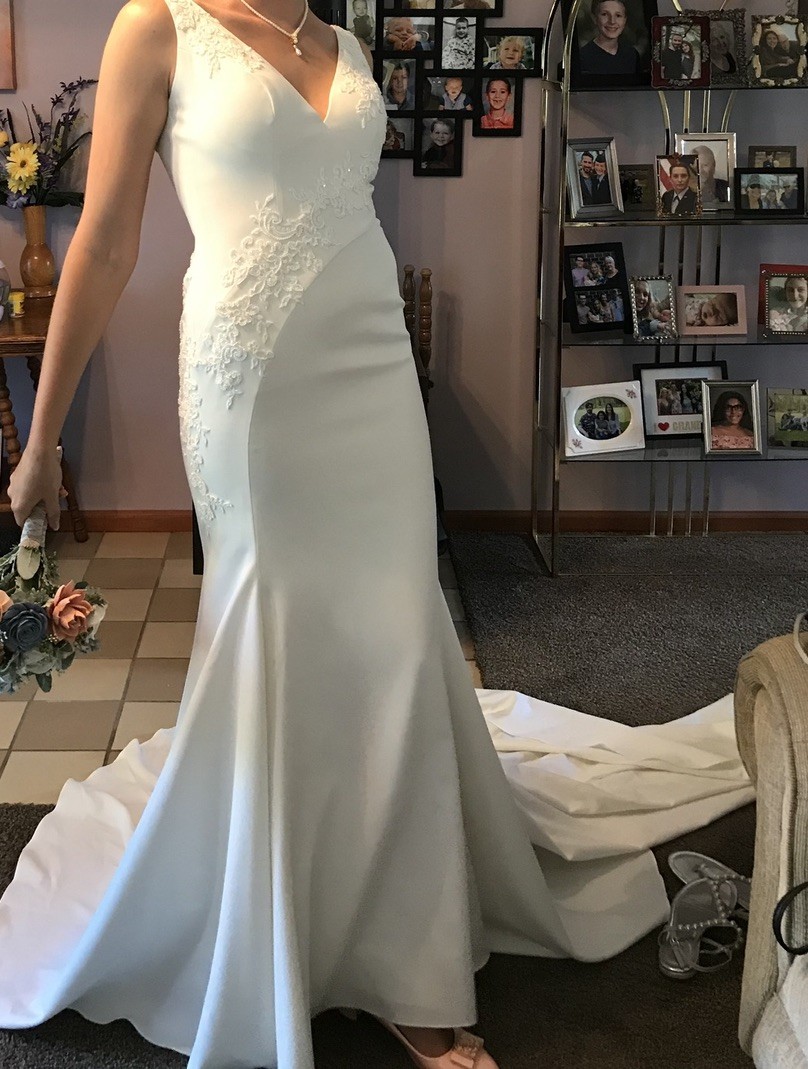 Worn Casablanca Bridal BL256 Brooke Size 8