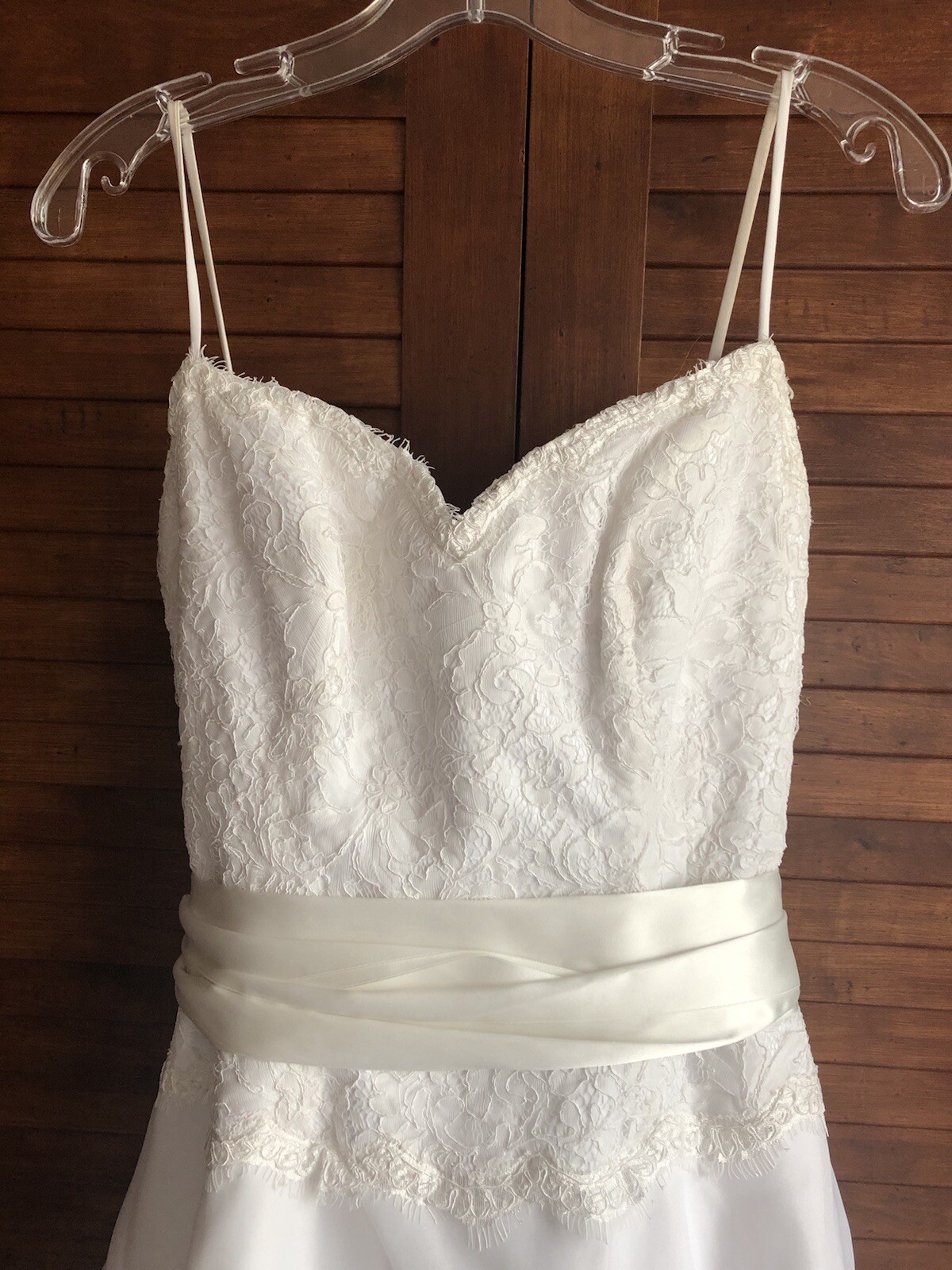 2be White Tea Length Wedding Dress Size 8