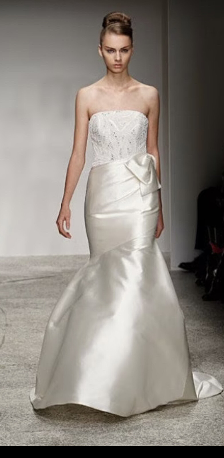 Amsale wedding gown, professionally cleaned, size 8