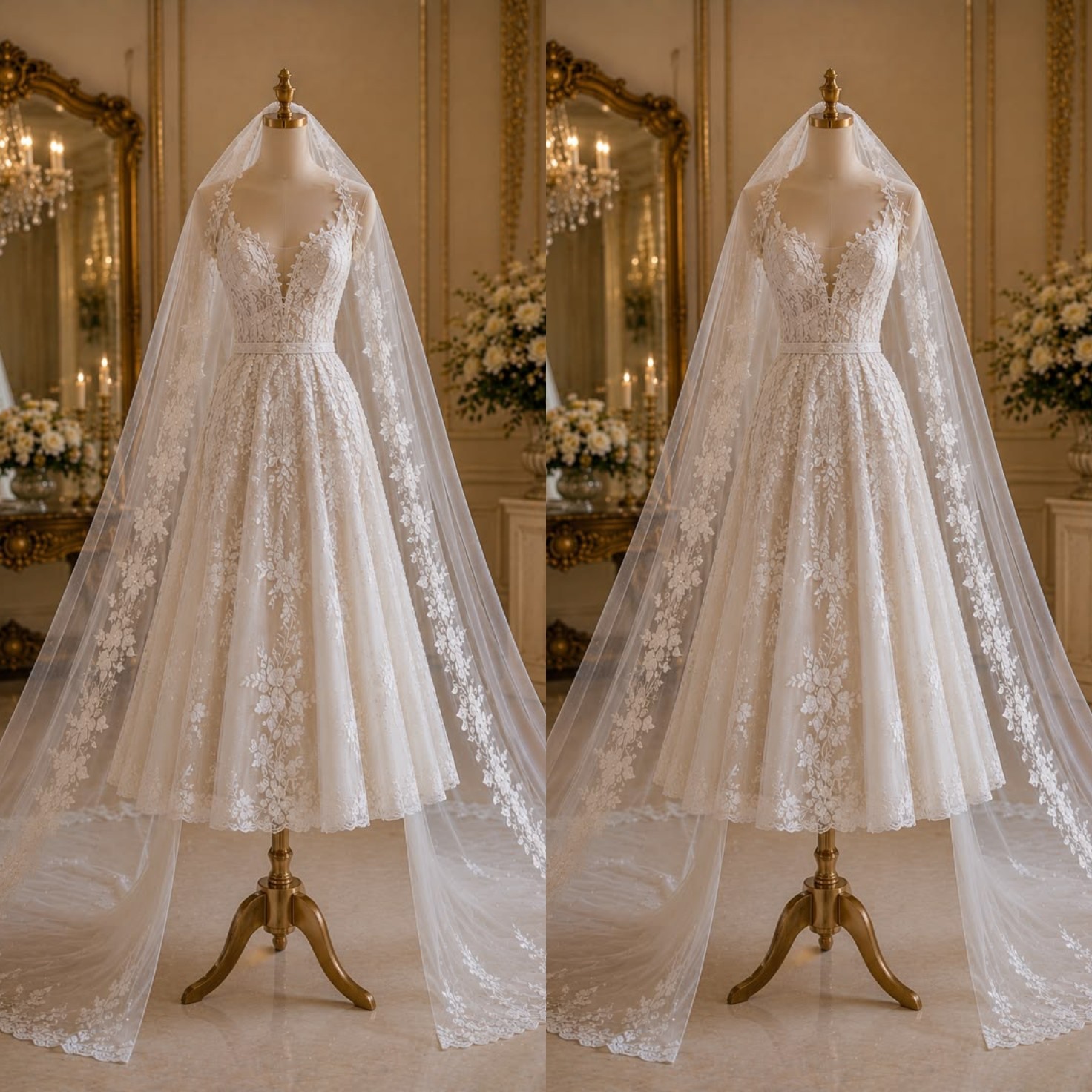 Short Wedding Dresses Spagehtti Straps Lace Sweetheart with Cape Bridal Gowns