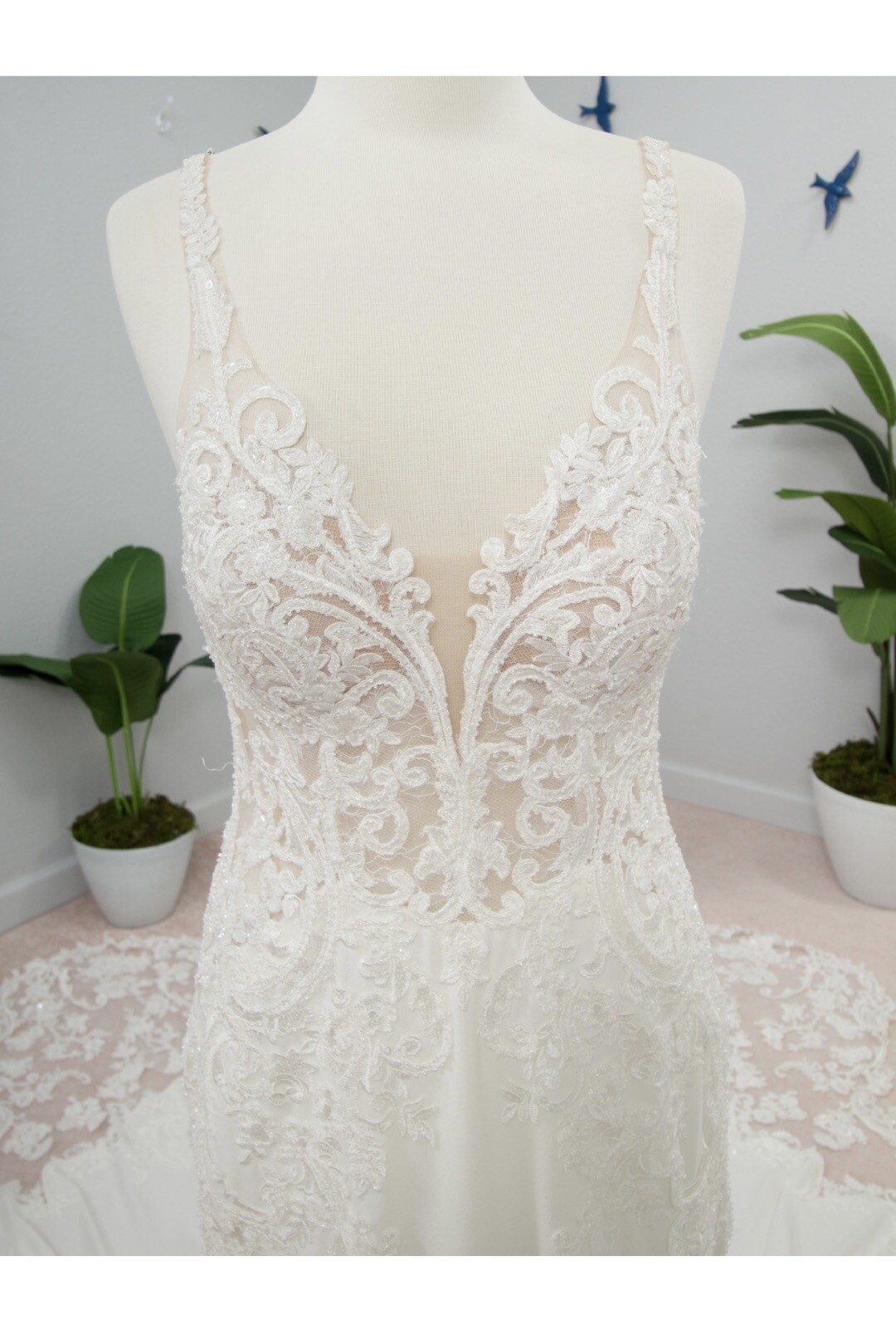 NWT Martina Liana Wedding Dress – Style 1128 – Dress Size 12- Unaltered
