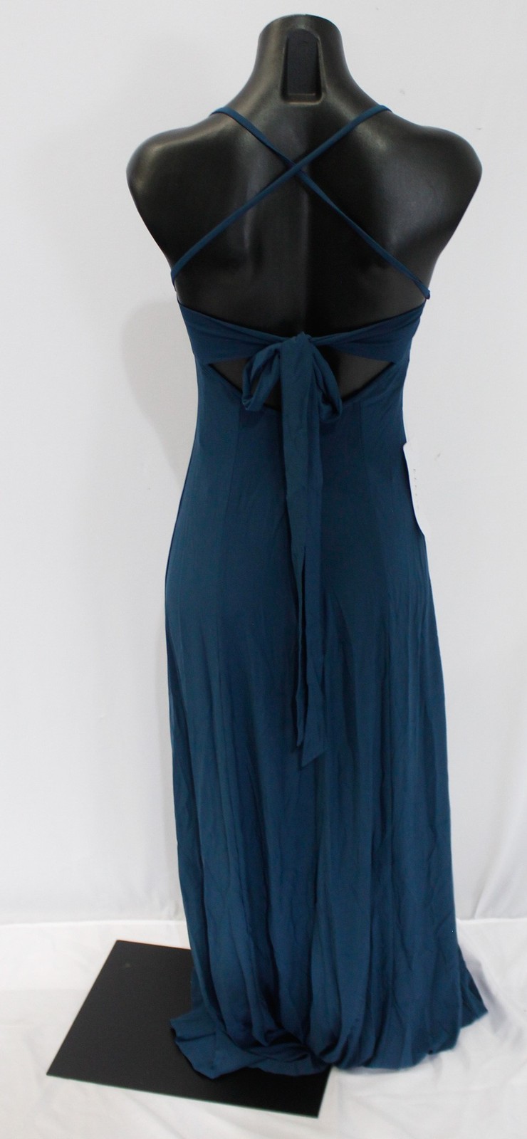Azazie Women’s Aubrianna A-Line Pleated Luxe Knit Dress AP2 Neptune Size: A2