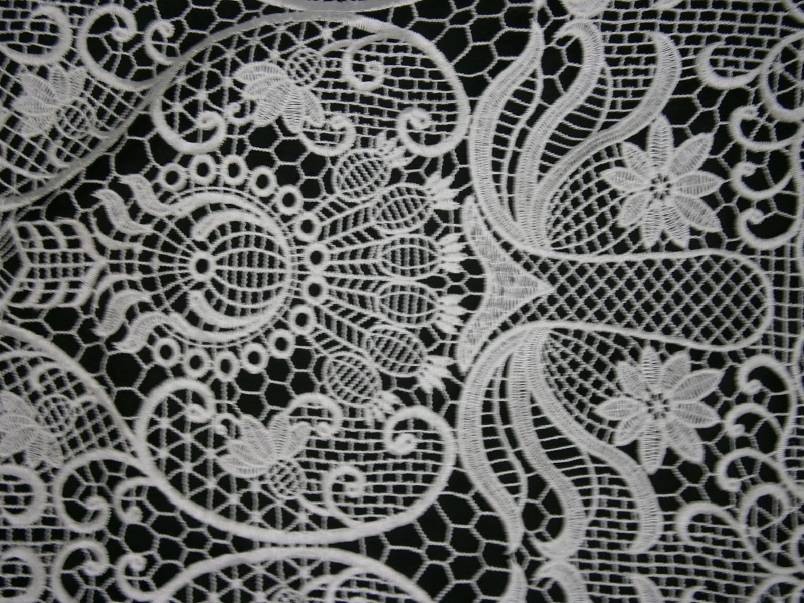 Chosen Kyha Wedding Dress 10-12 Ivory Lace Matte Jersey Crochet Off Shoulders
