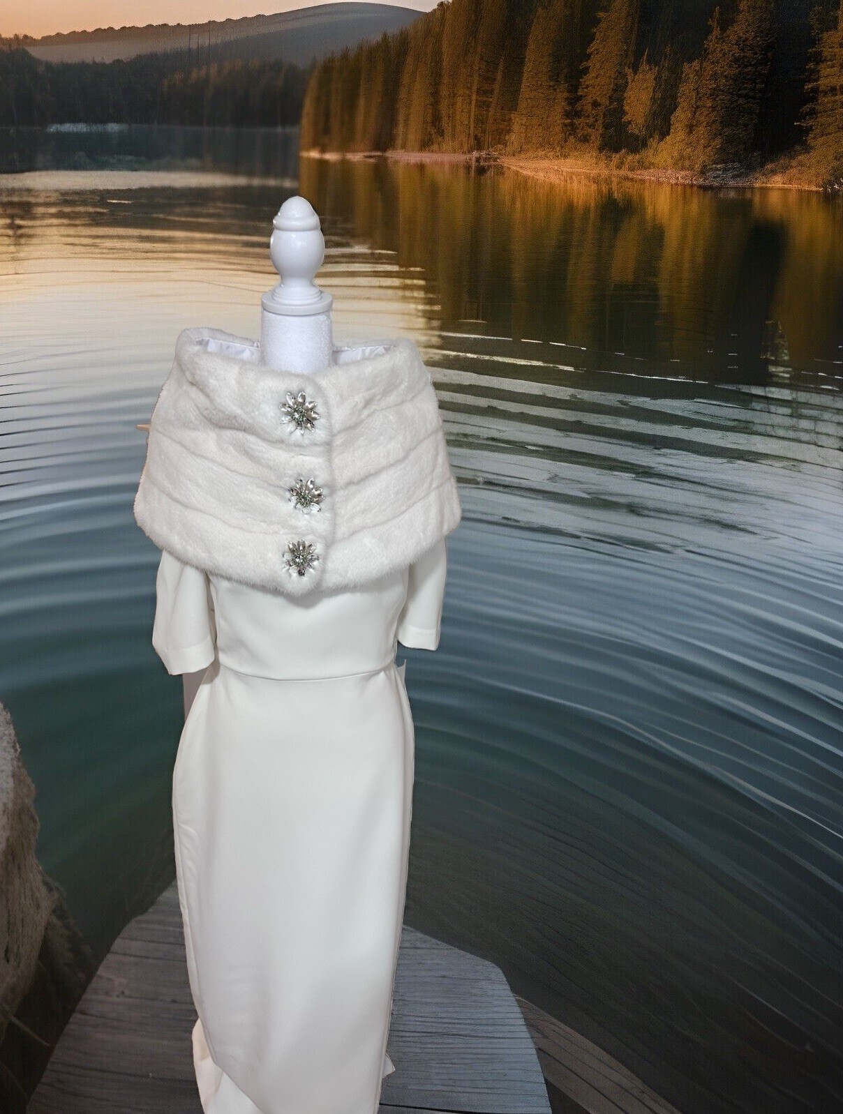 Sophie Et Voila Belle Atelier EU 40 USA 8-10 Wedding/ Bridal Made In Spain NWT