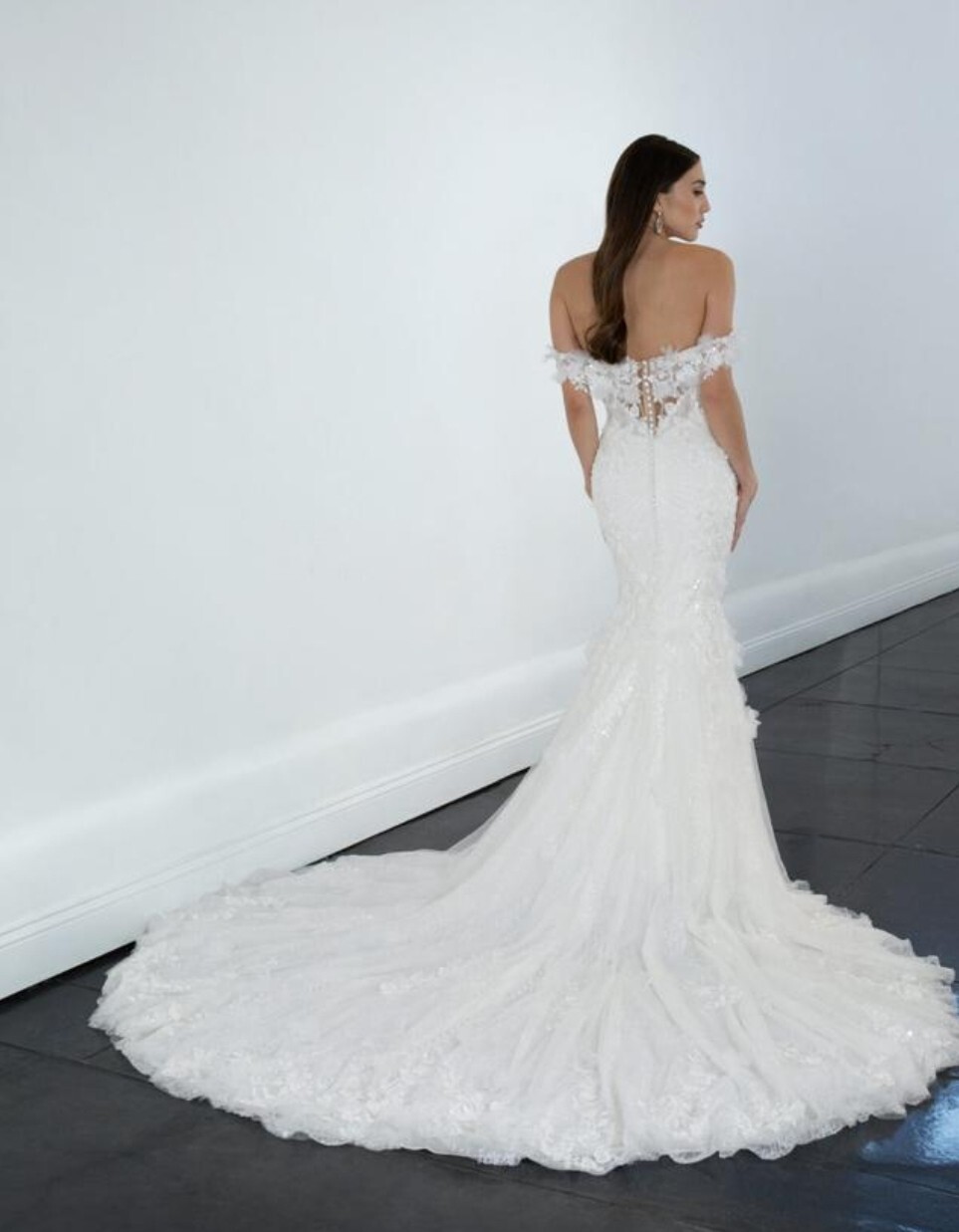 ✅️New With Tags! Size 10 Martina Liana Wedding Dress ML 1612 Ivory Colored