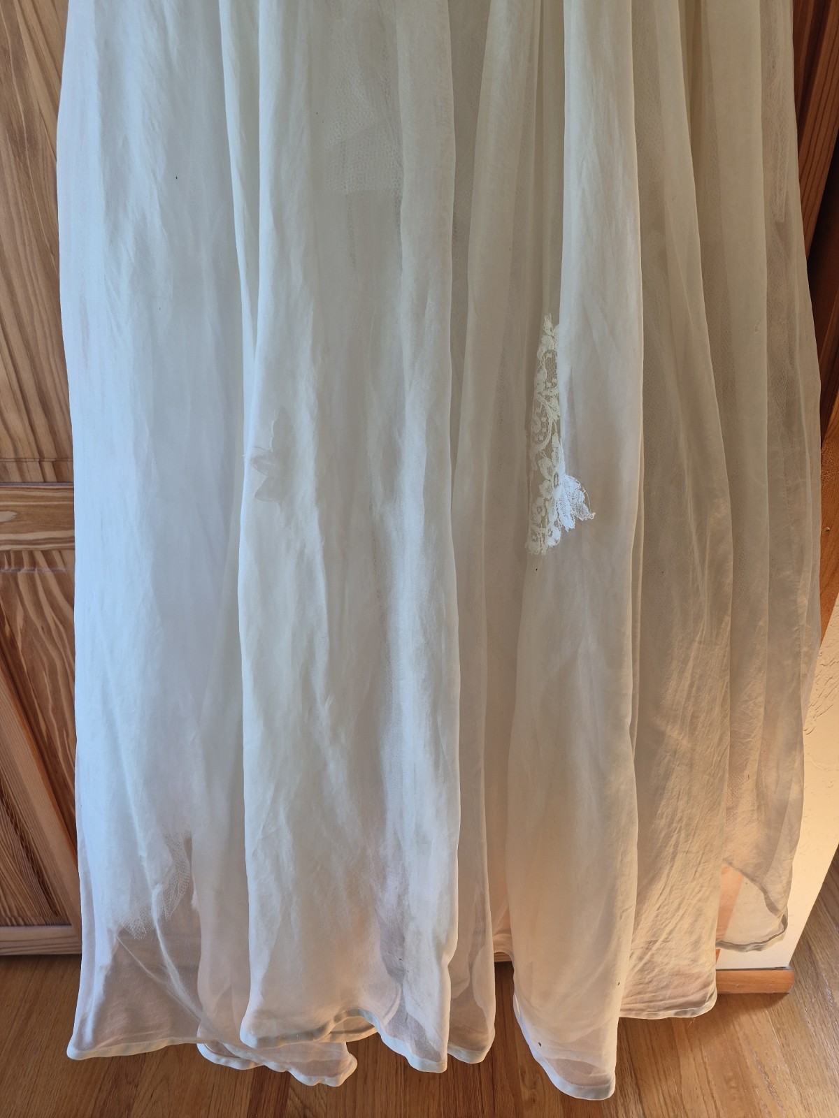 1950’s Boho Wedding Dress Butter Cream Fairytale Bridal Dress
