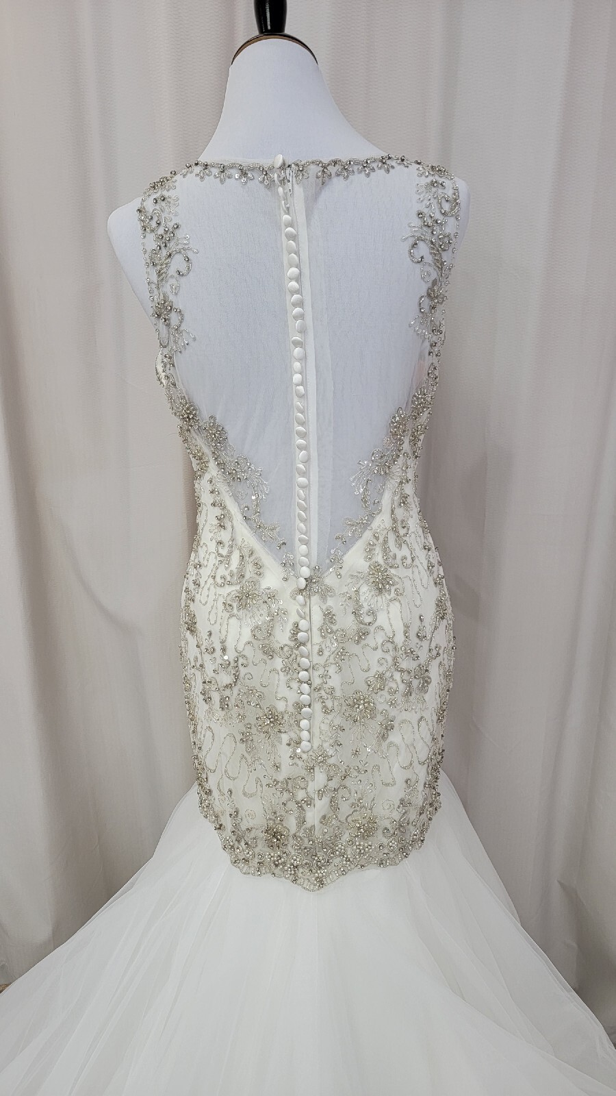 Mary’s Bridal D8101 Dress Mermaid Crystal Beaded Embroidered Bodice Tulle Skirt