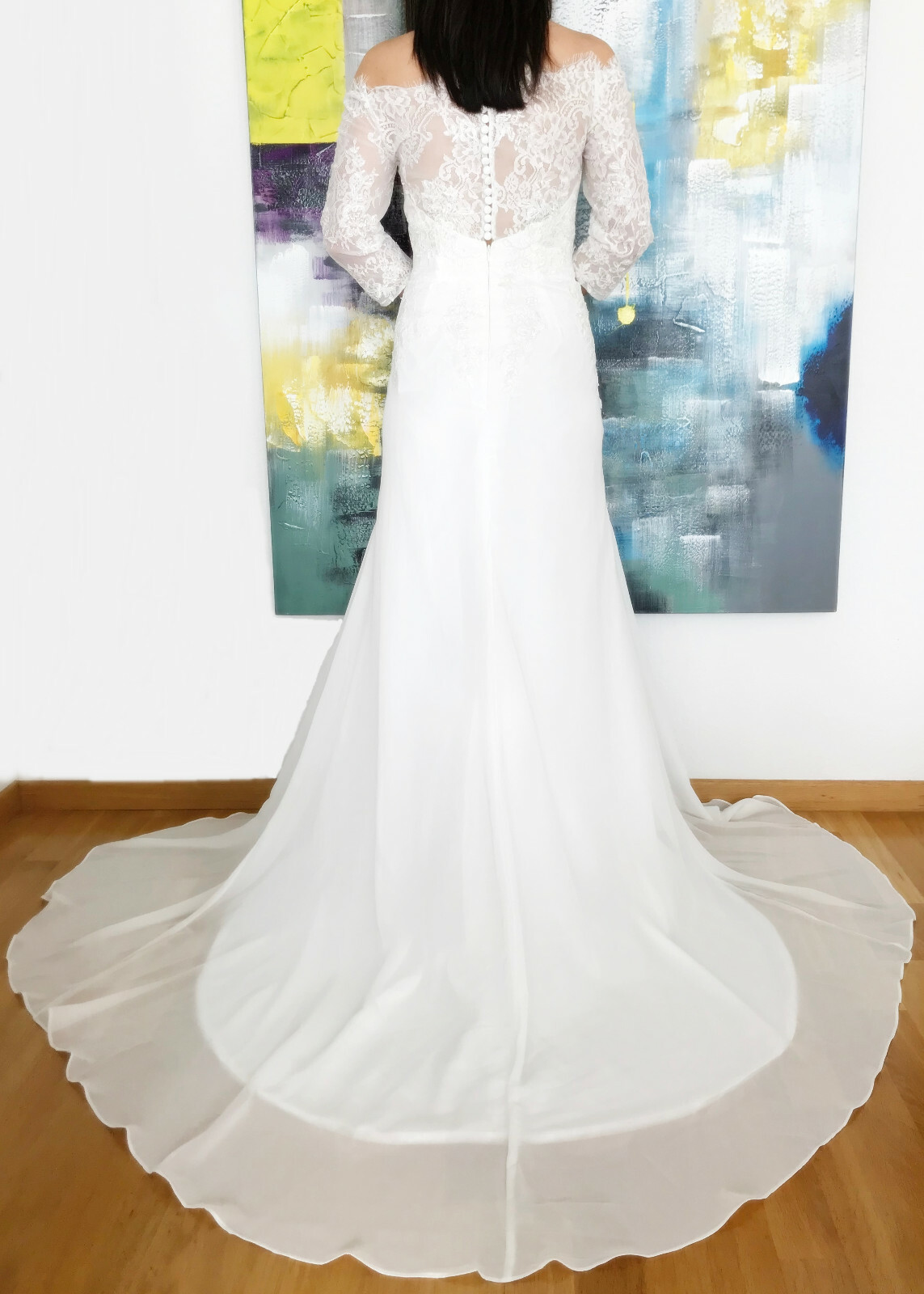 Wedding Dress White Lace A Line New