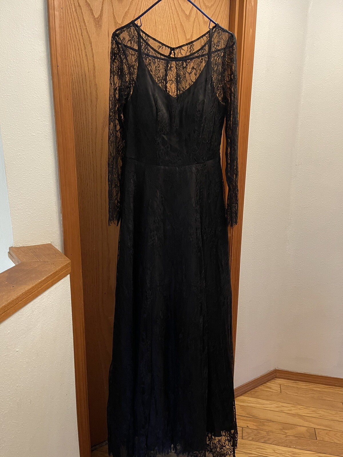 Black wedding dress size 10