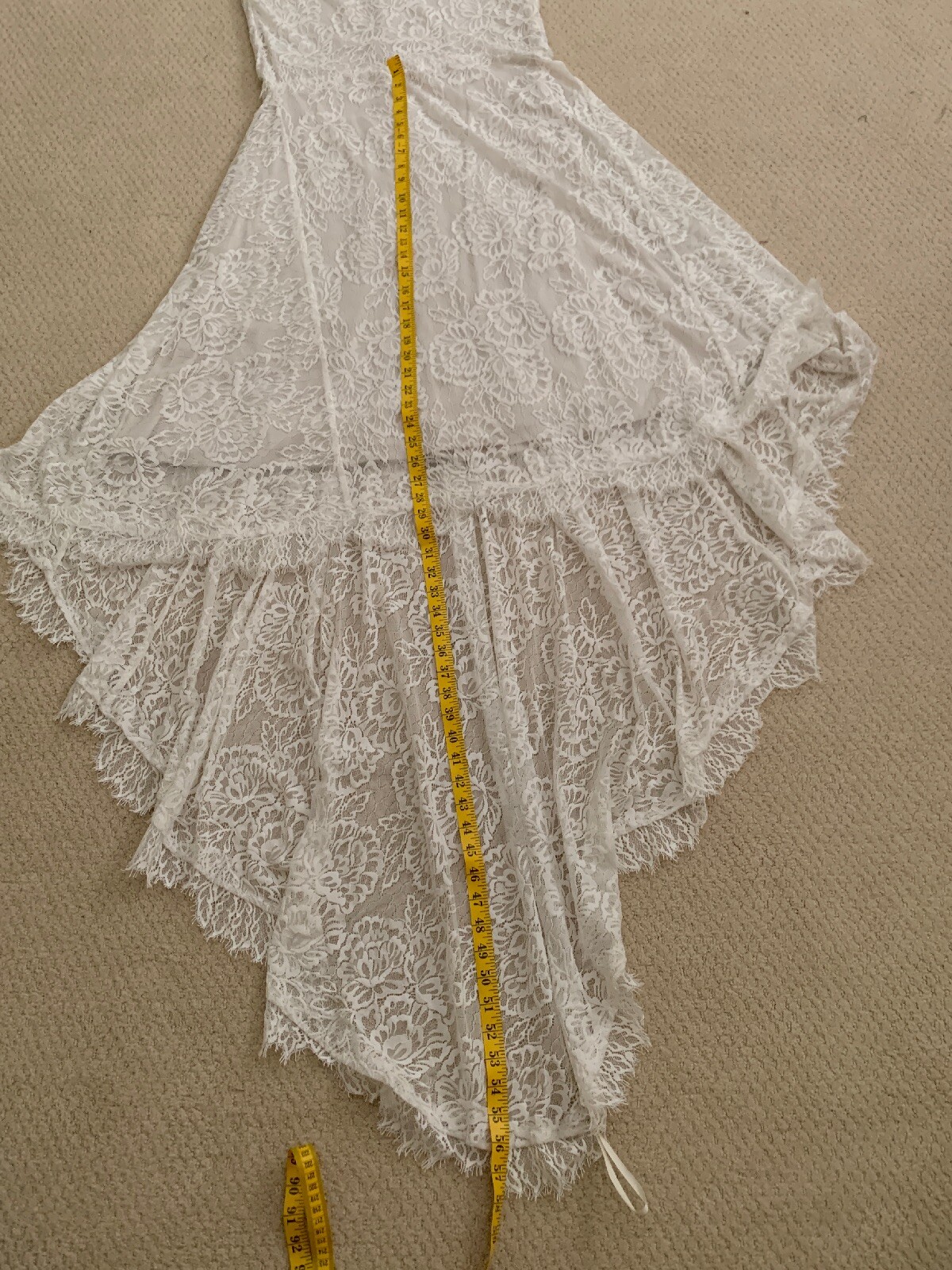 NEW $2195 Katie May San Sebastian Lace Mermaid Gown Wedding [SZ V ] #F409