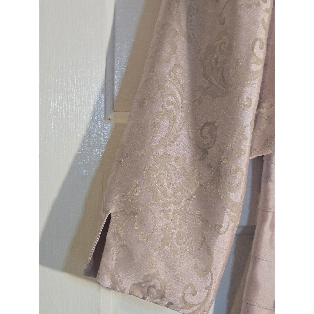 Jessica Howard Mauve Tiered Sheath Dress and Jacquard Bolero Jacket Set Size 6