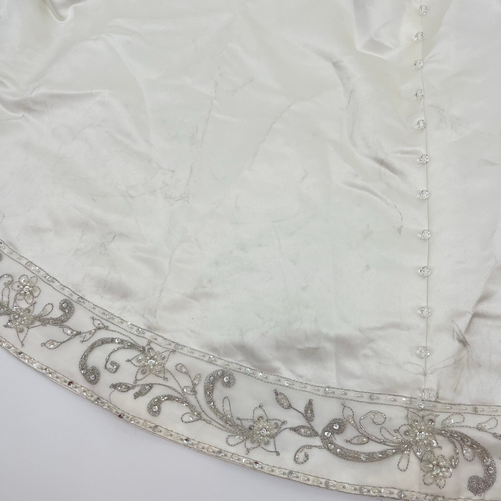 Casablanca Bridal | NWT Strapless Crystal Wedding Dress 1922 Size 12
