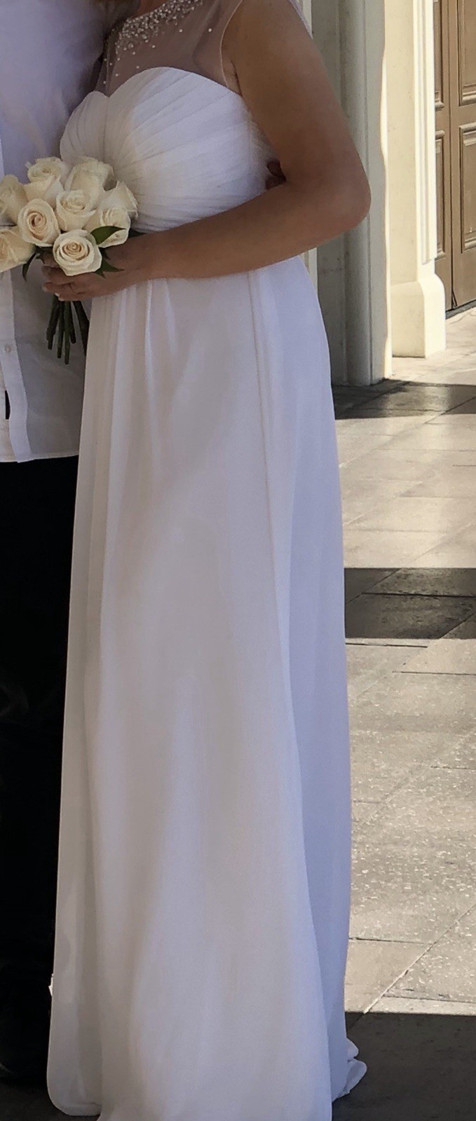 Women’s Wedding Dress Size 8 (My Size M) White