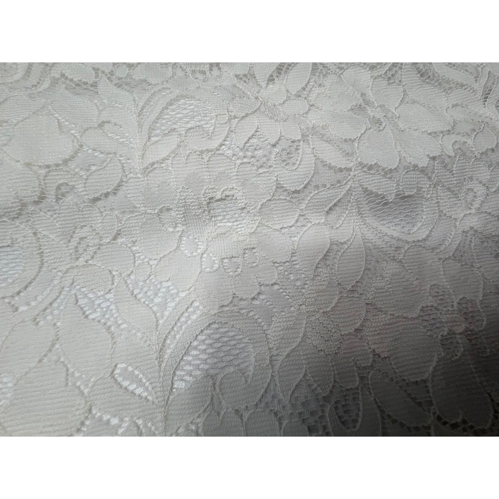 NWT David’s Bridal Ivory Lace Strapless Midi Dress Wedding Size 2