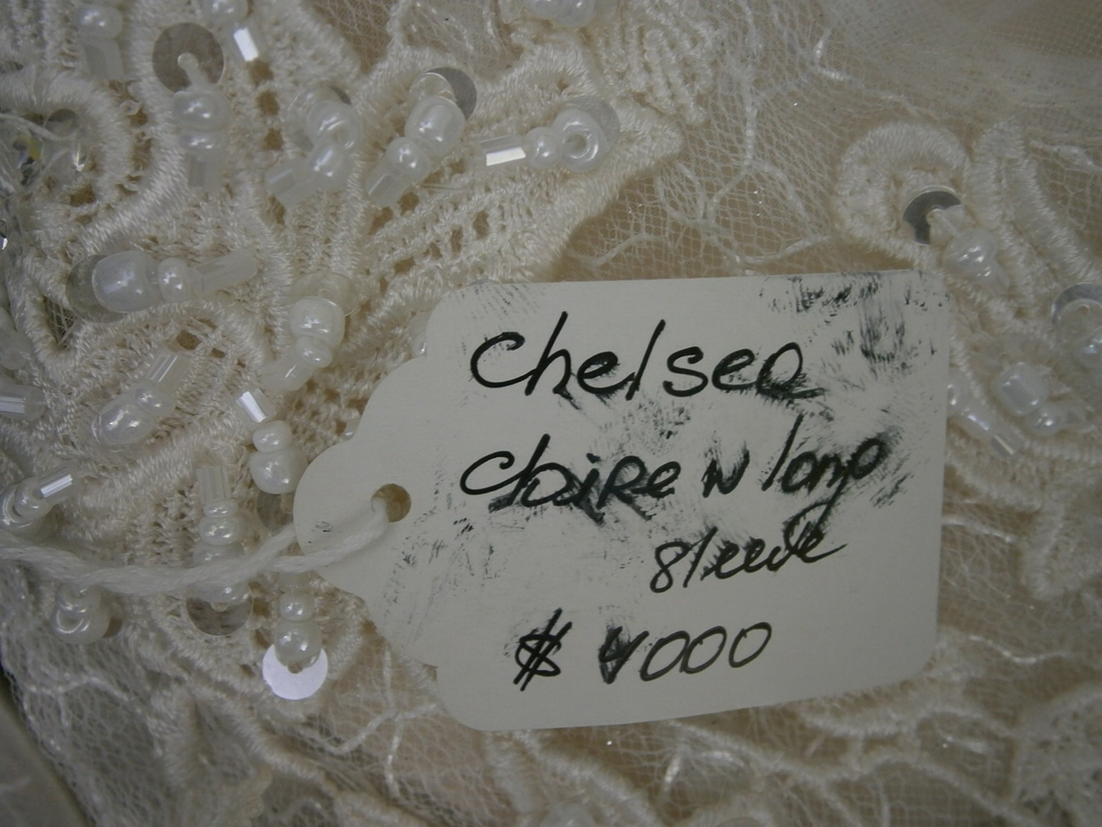 Claire Wedding Dress 4 Off-White Sparkle Tulle Lace Appliques Beaded Boho NEW
