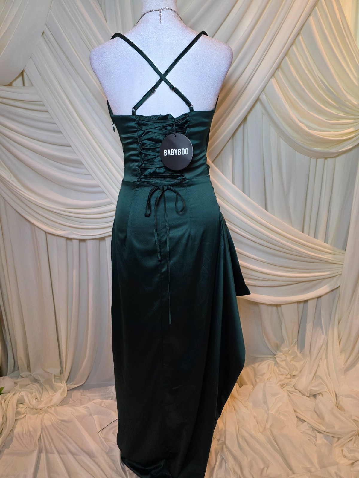 Vestido babyboo Vestido largo Helen – Esmeralda NWT $150 SMALL