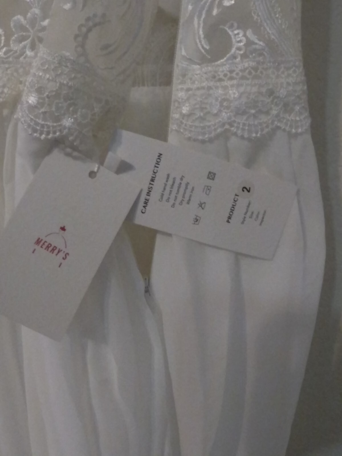 ((NEW)) Bohemian Wedding Dress High Bridal Gown BEST OFFER WILL BE CONSIDERED