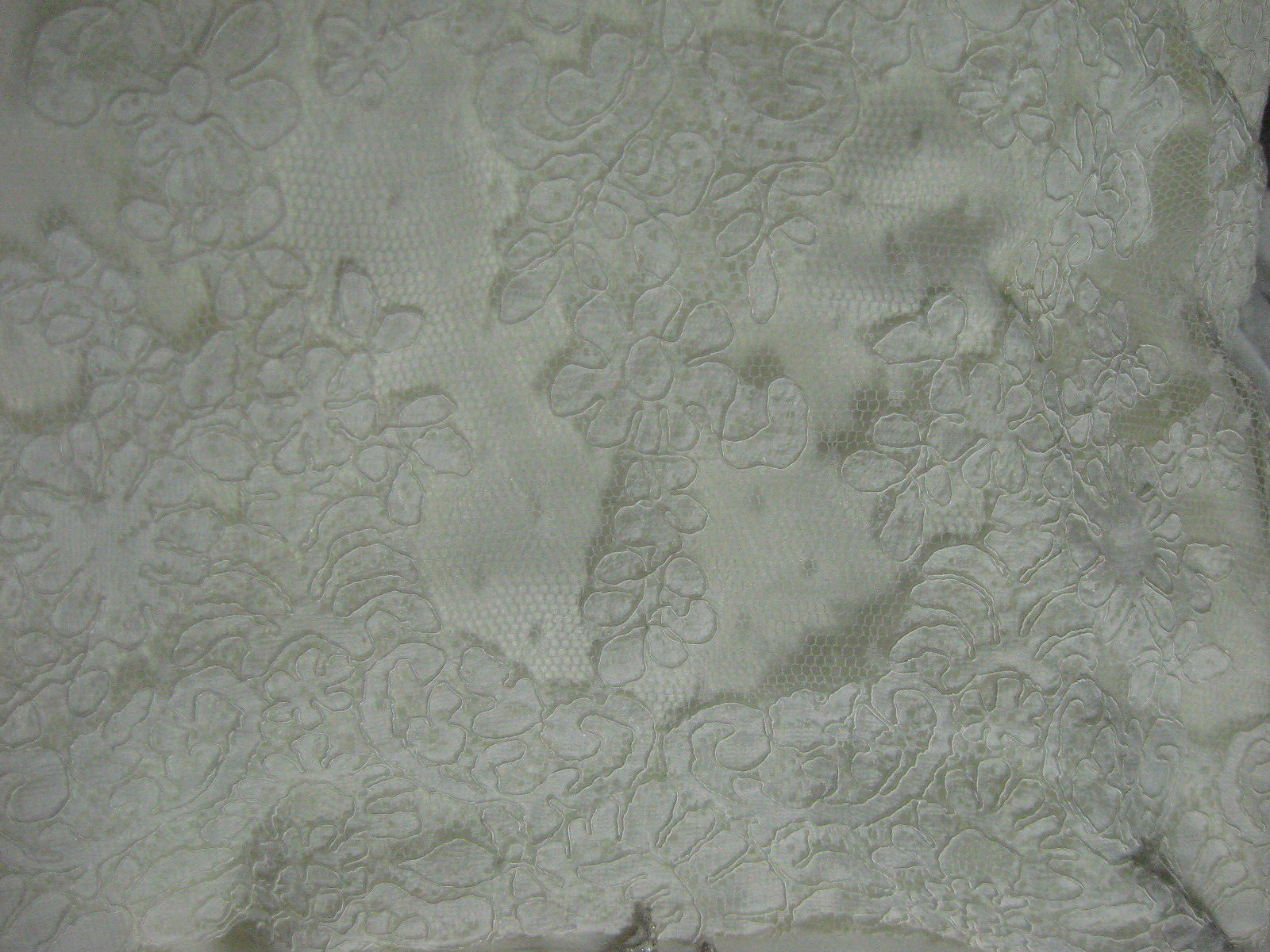 La Sposa Wedding Dress Ball Gown 12 Ivory French Lace Strapless Train