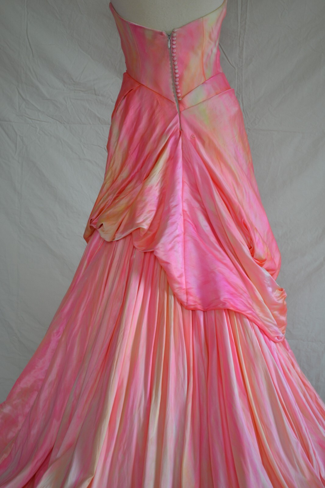 NEW Anna Maier Ulla Maija Bohemian Wedding Dress Blush Rose Peach Pink 2 4 6 8