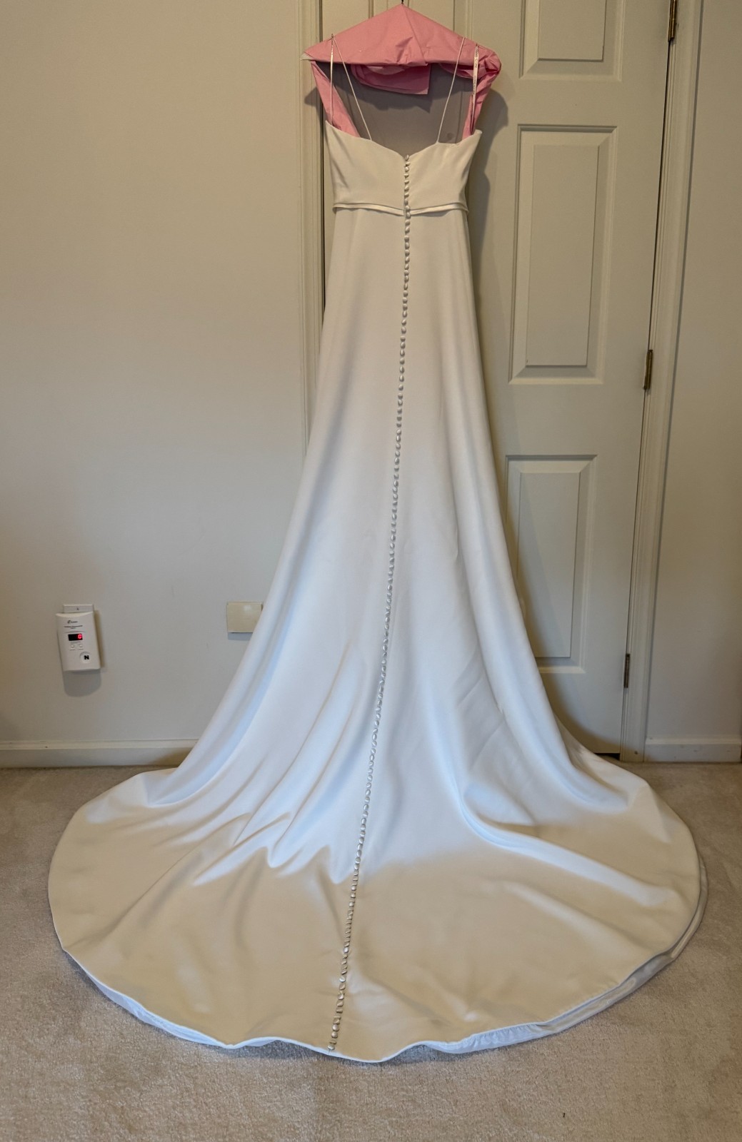 Elegant off-white A-line Floor-Length Ines di Santo “Maelle” Wedding Dress