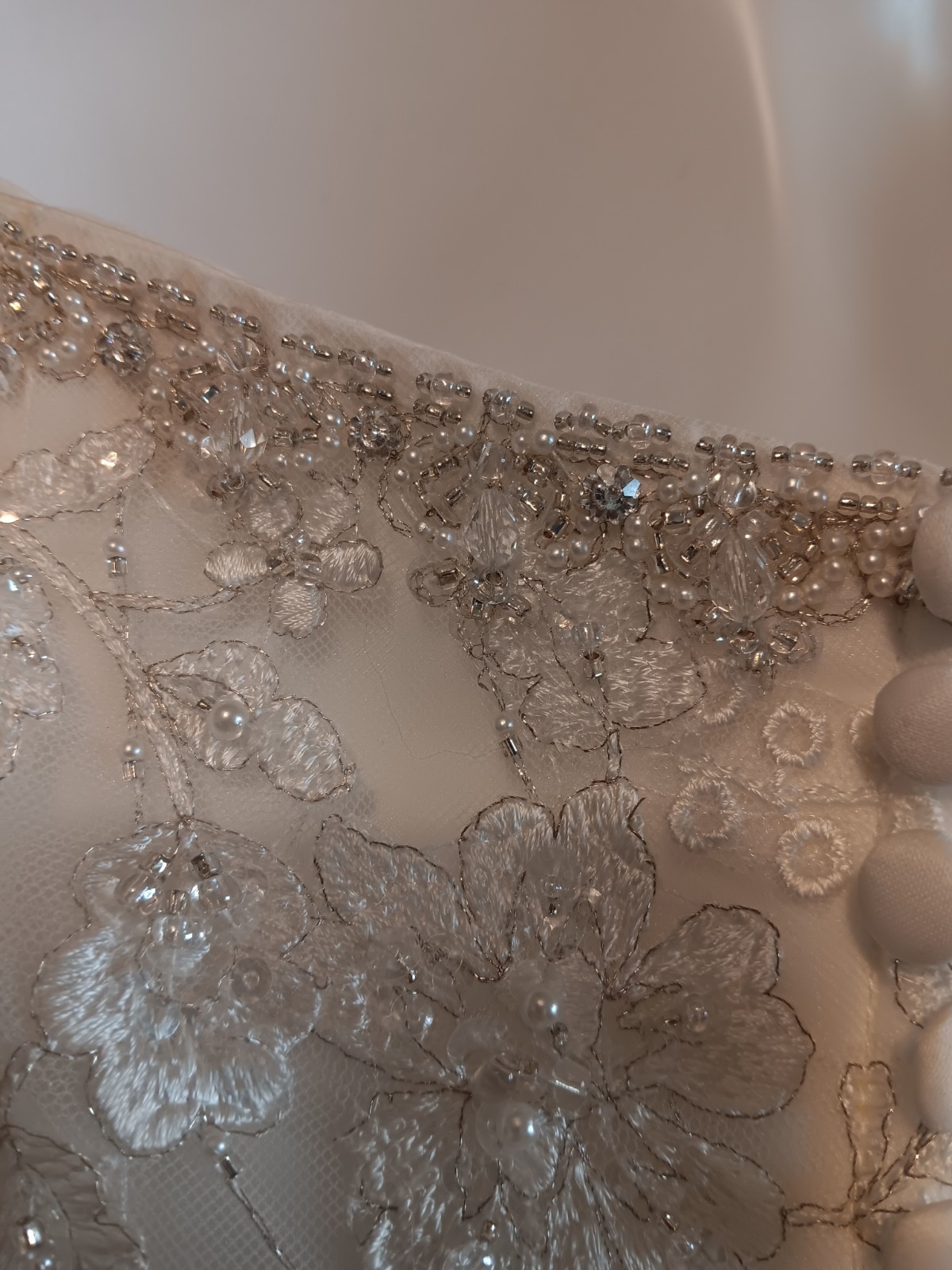 Mori Lee Wedding dress Embroided size 12 Pearl