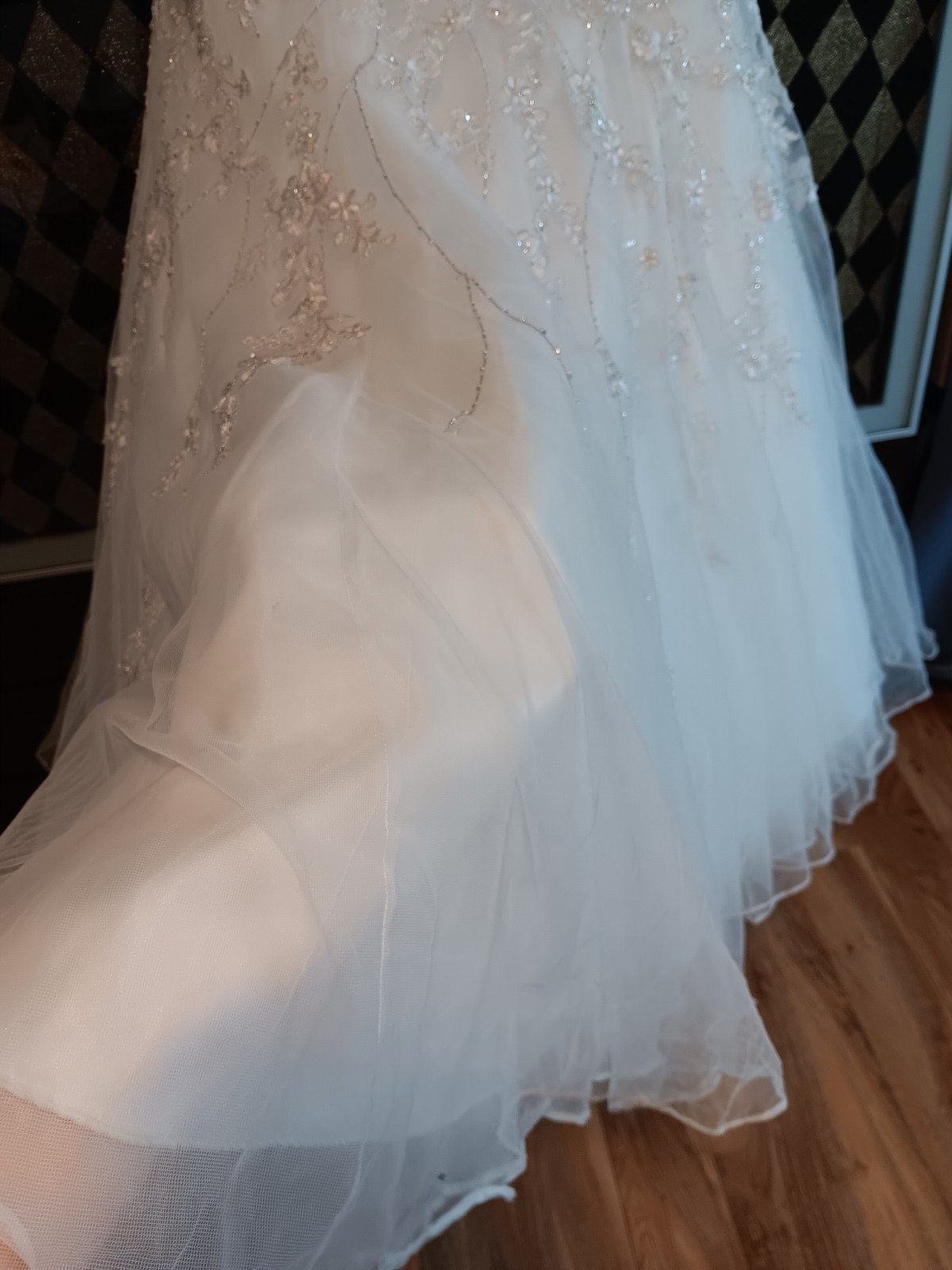 Mori Lee Wedding dress Embroided size 12 Pearl