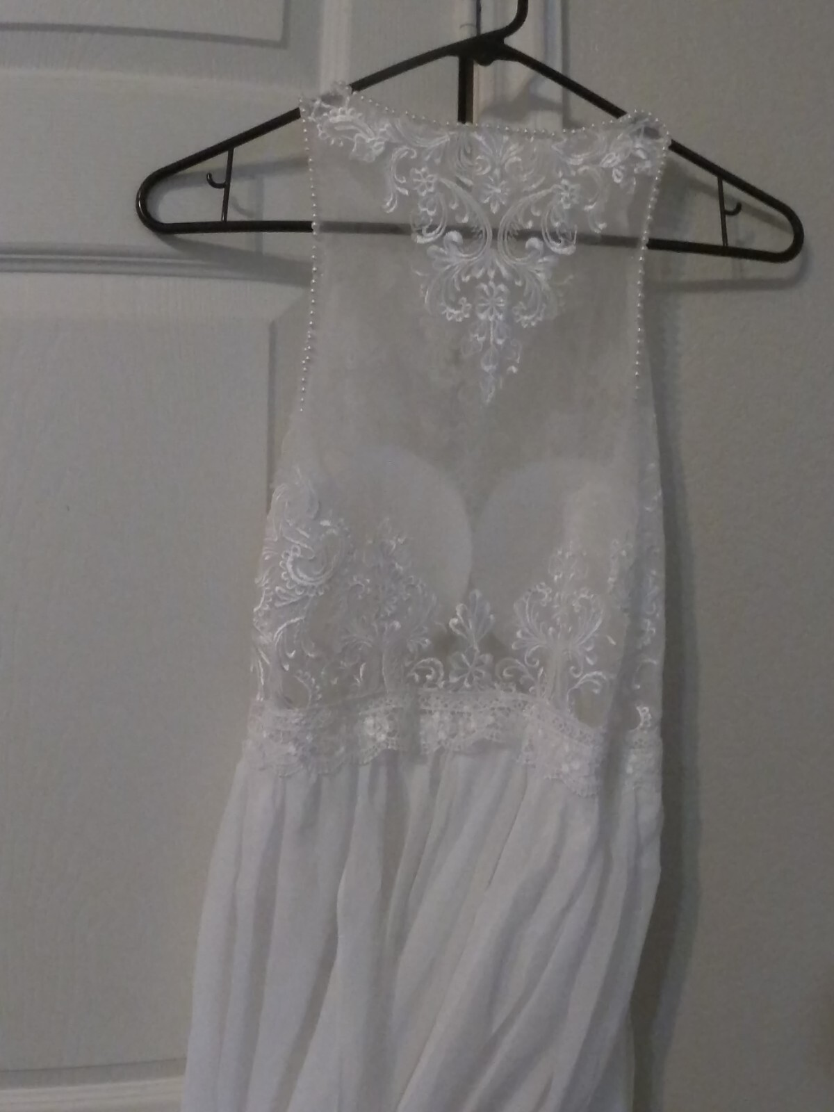 ((NEW)) Bohemian Wedding Dress High Bridal Gown BEST OFFER WILL BE CONSIDERED