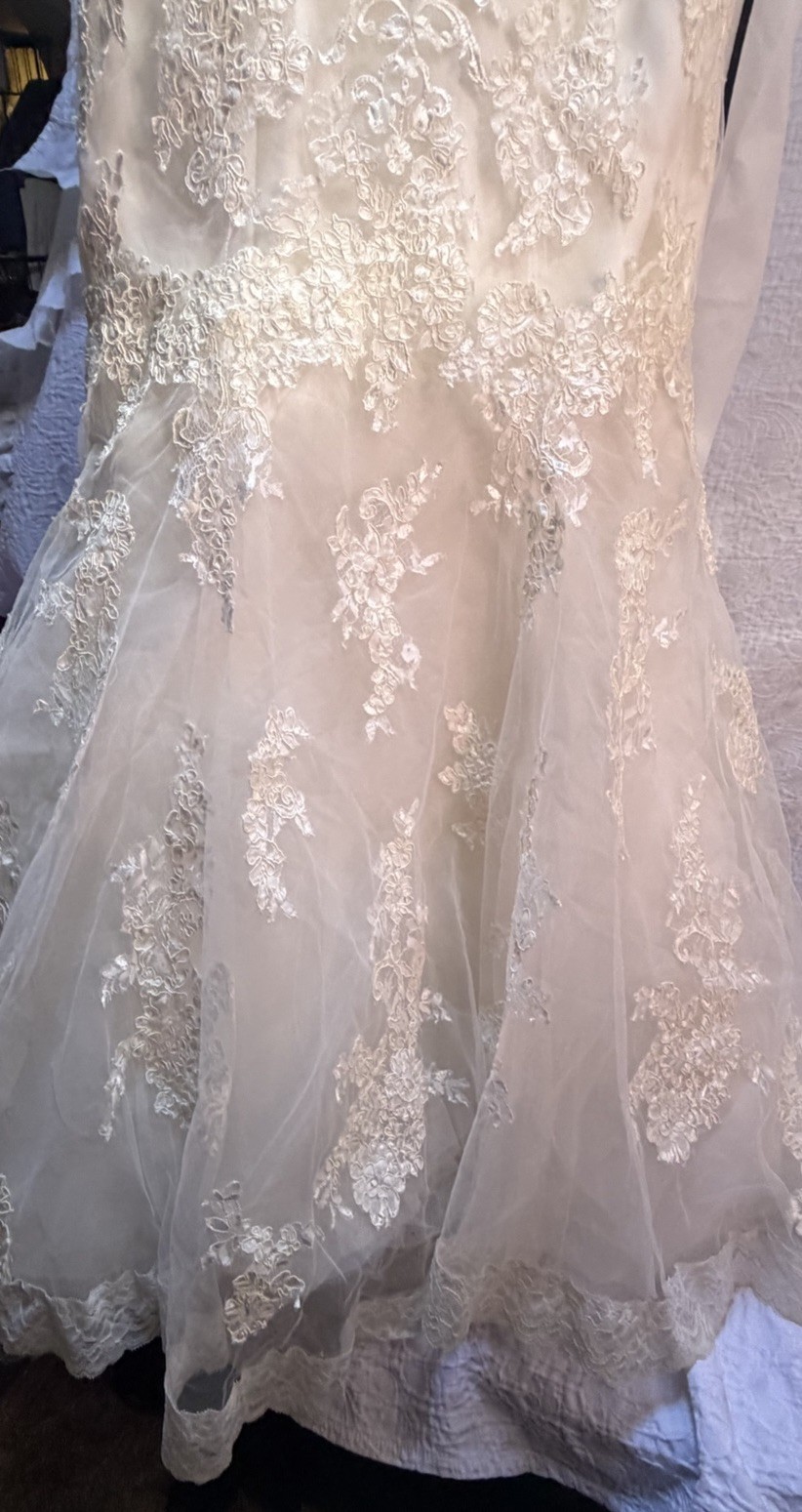 Bridal Dress Mori Lee By Madeline Gardner Gown With Stone Embroid Dress Sz6