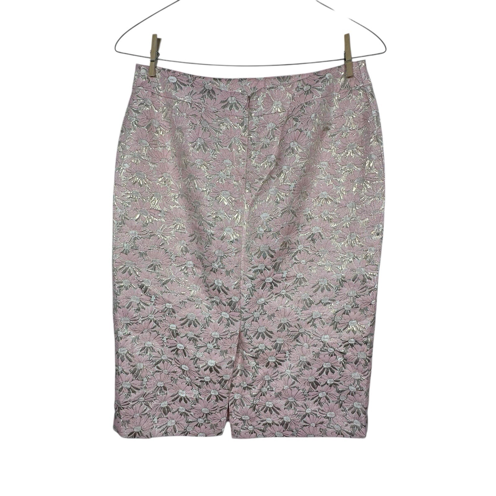 John Mayer Women’s 2pc Suit pink Silver white Rhinestone Buttons Size 12