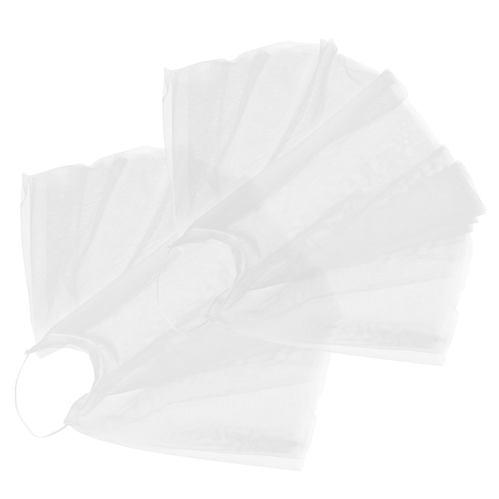 2Pcs Reusable Wedding Dress Tulle Sleeves White Sleeves Elegant Dress Accessory