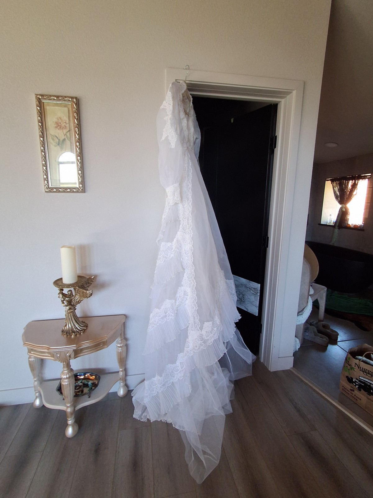 XS, MORILEE, Vintage WEDDING Dress.