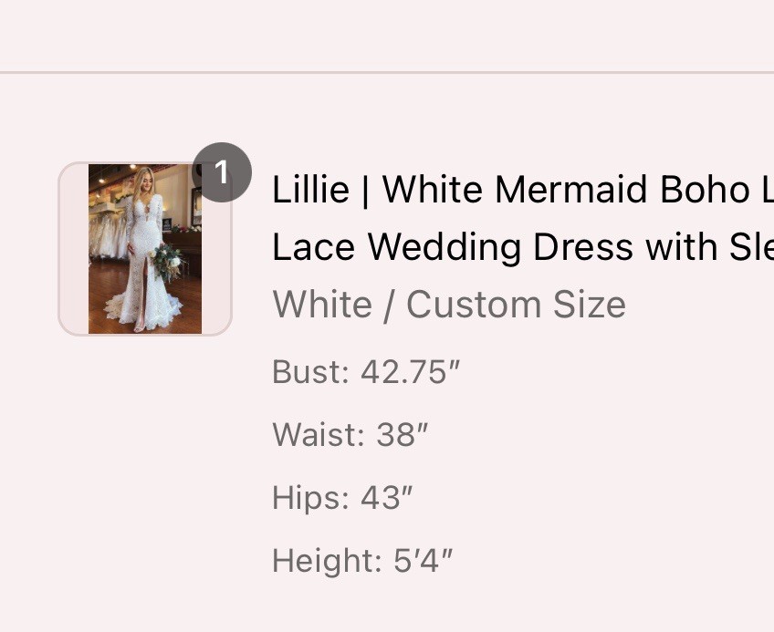 Unbranded Long Sleeve Wedding Dress Size 16