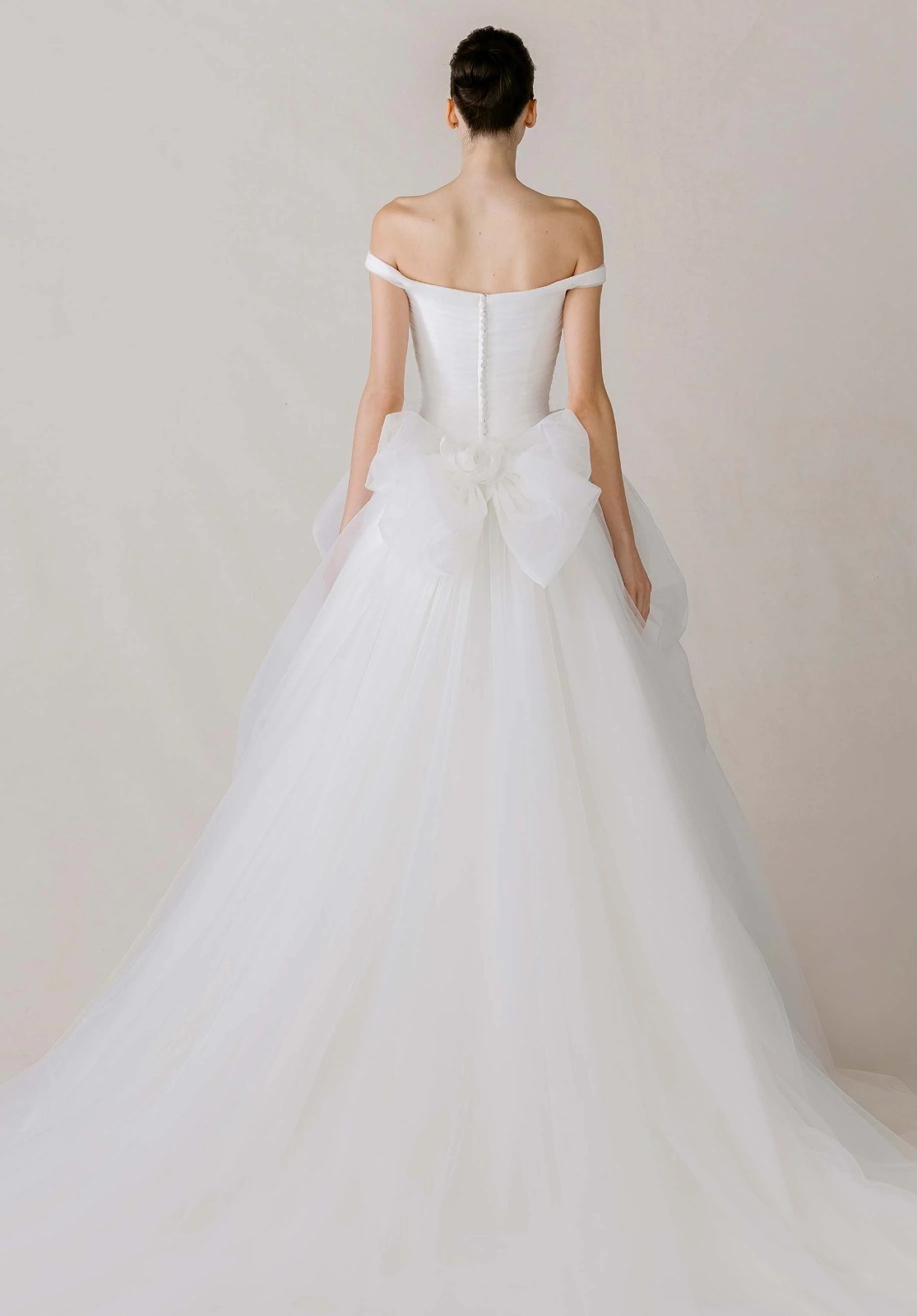 Princess pink ivory tulle wedding dress wedding dress 32-60 off straps n.measurement